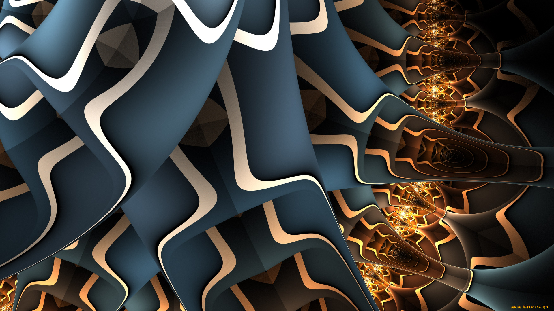 3д, графика, fractal, , фракталы, узор, цвета, фон