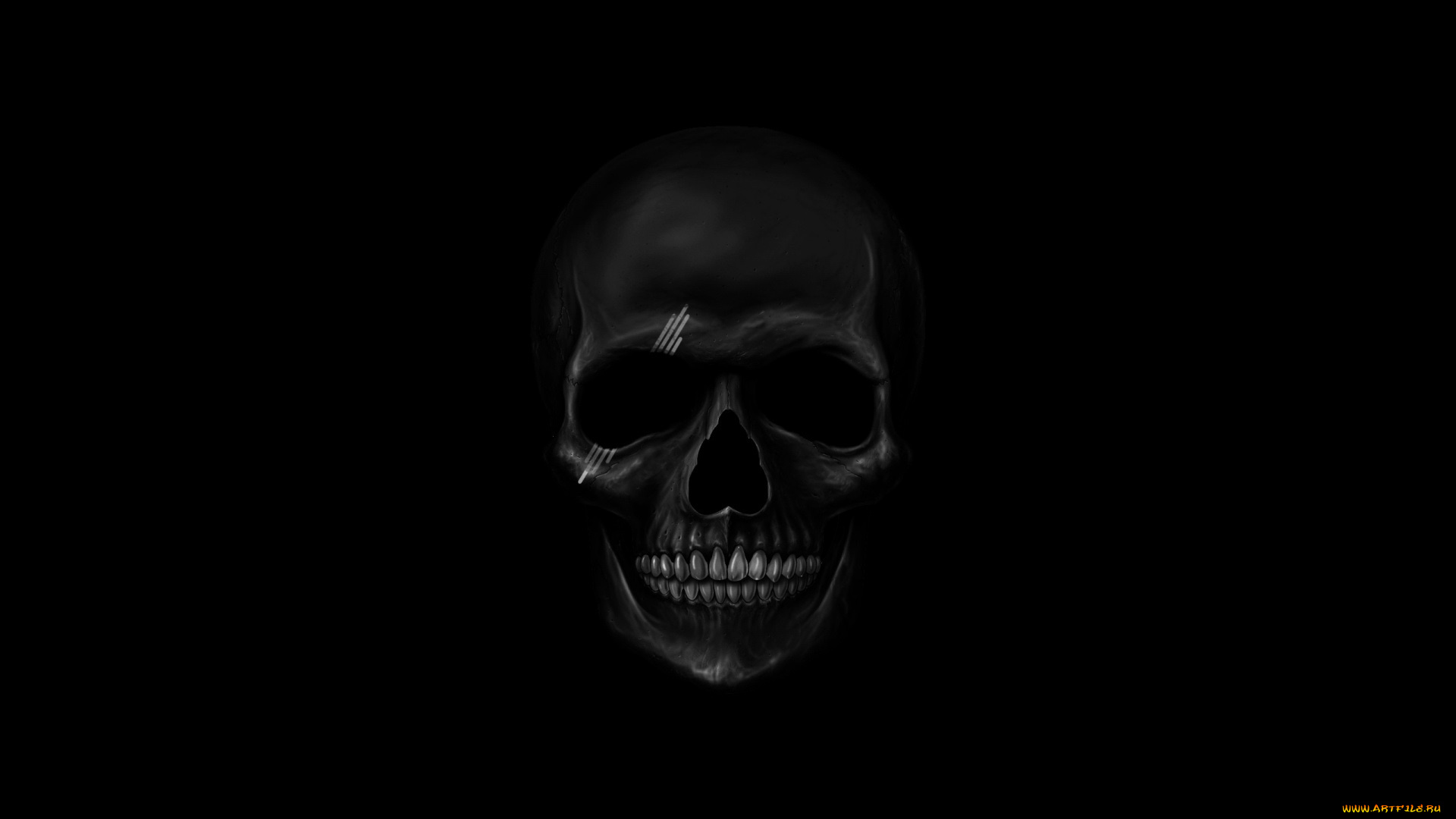 3д, графика, horror, , ужас, череп