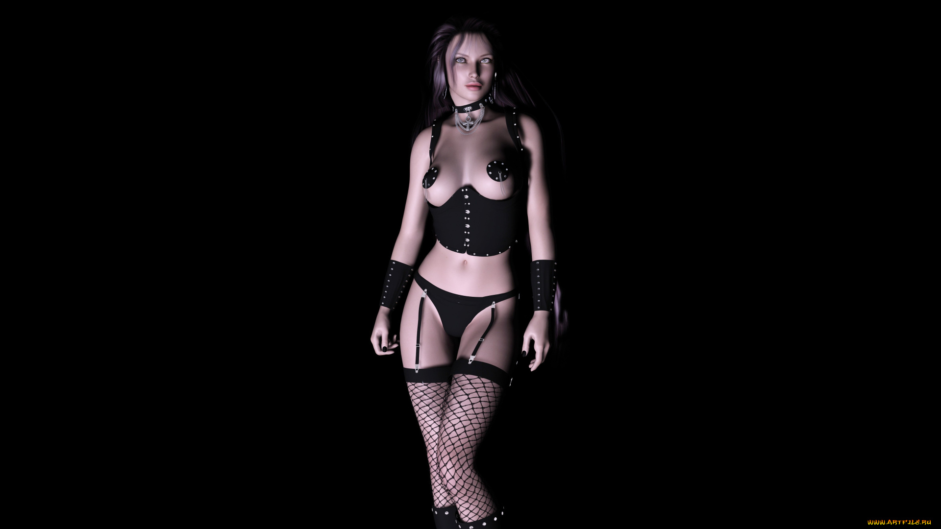 3д, графика, people, , люди, девушка, взгляд