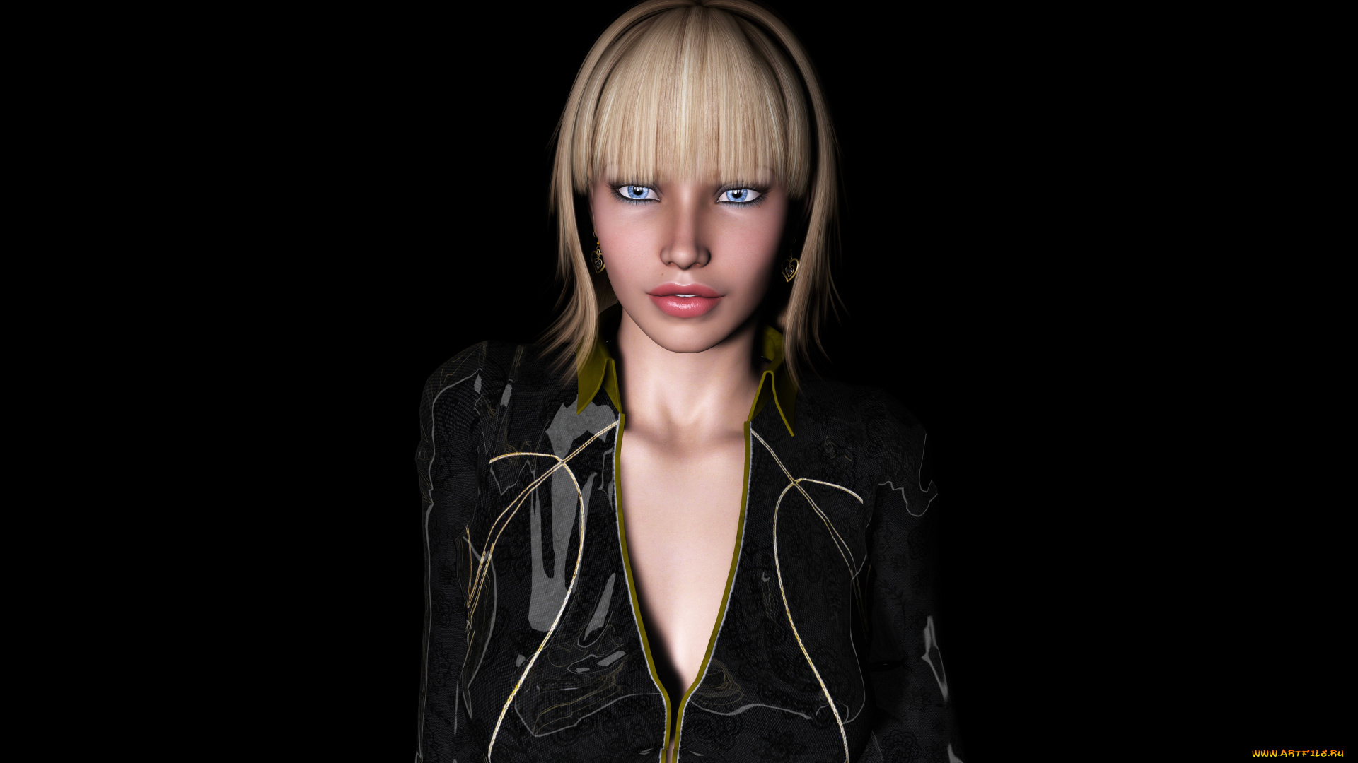 3д, графика, people, , люди, взгляд, девушка