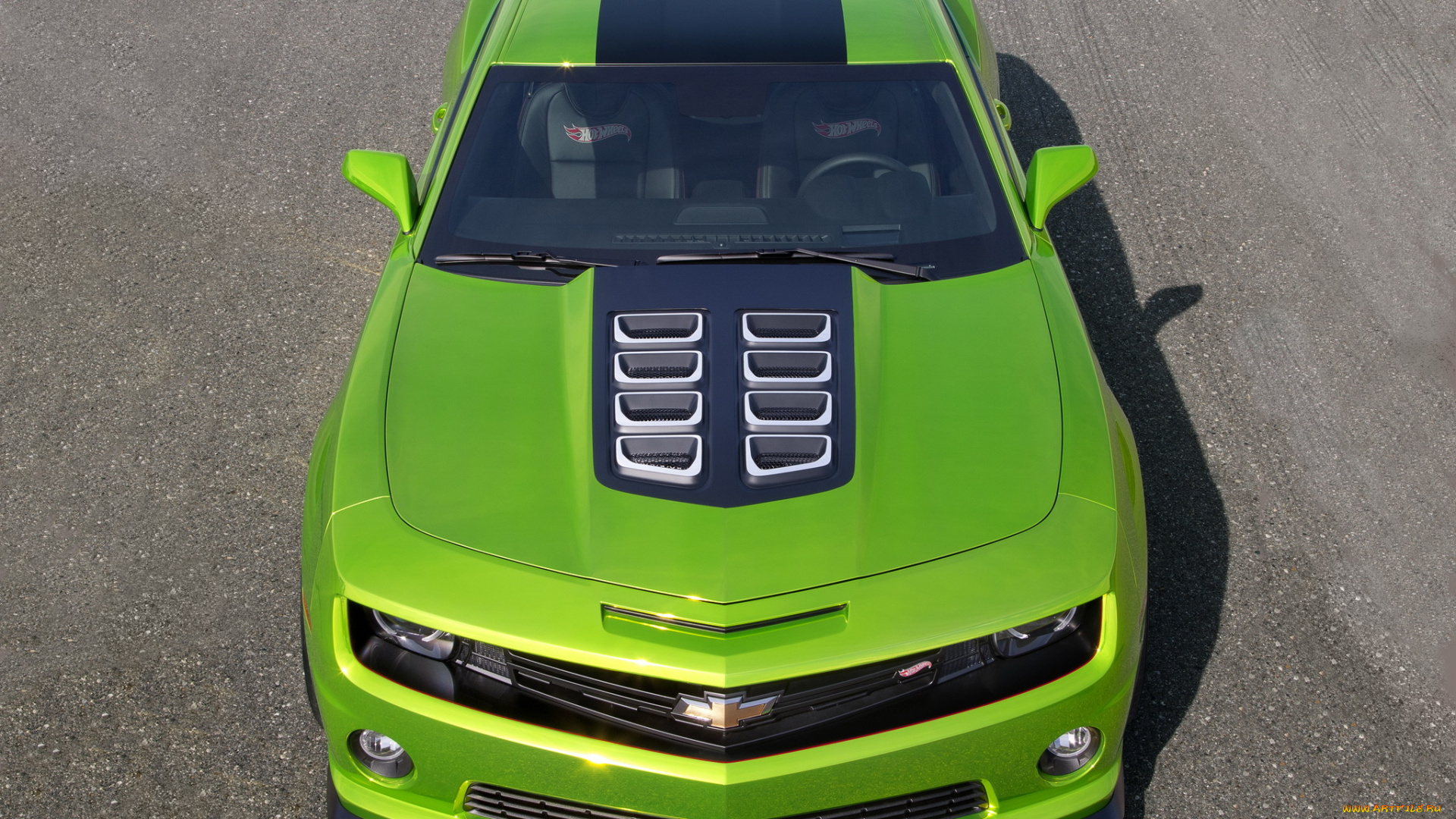 автомобили, camaro, зеленый, концепт, hot, wheels, green, chevrolet, передок, камаро