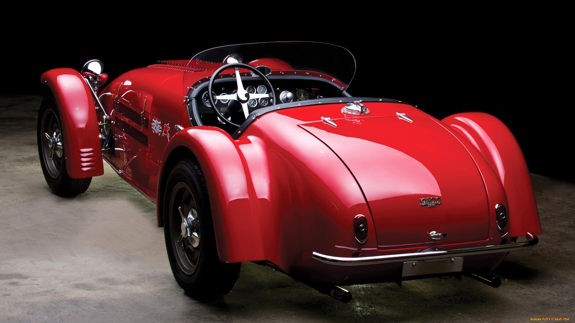 автомобили, классика, car, red