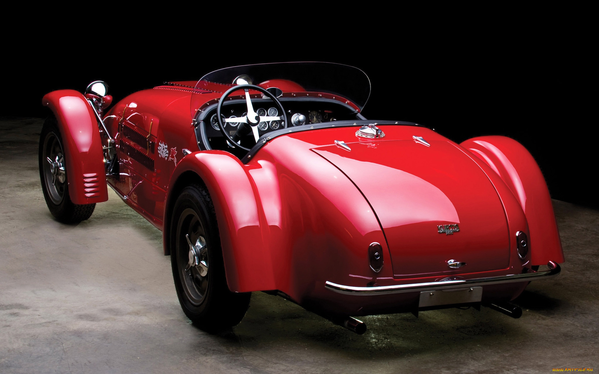 автомобили, классика, car, red