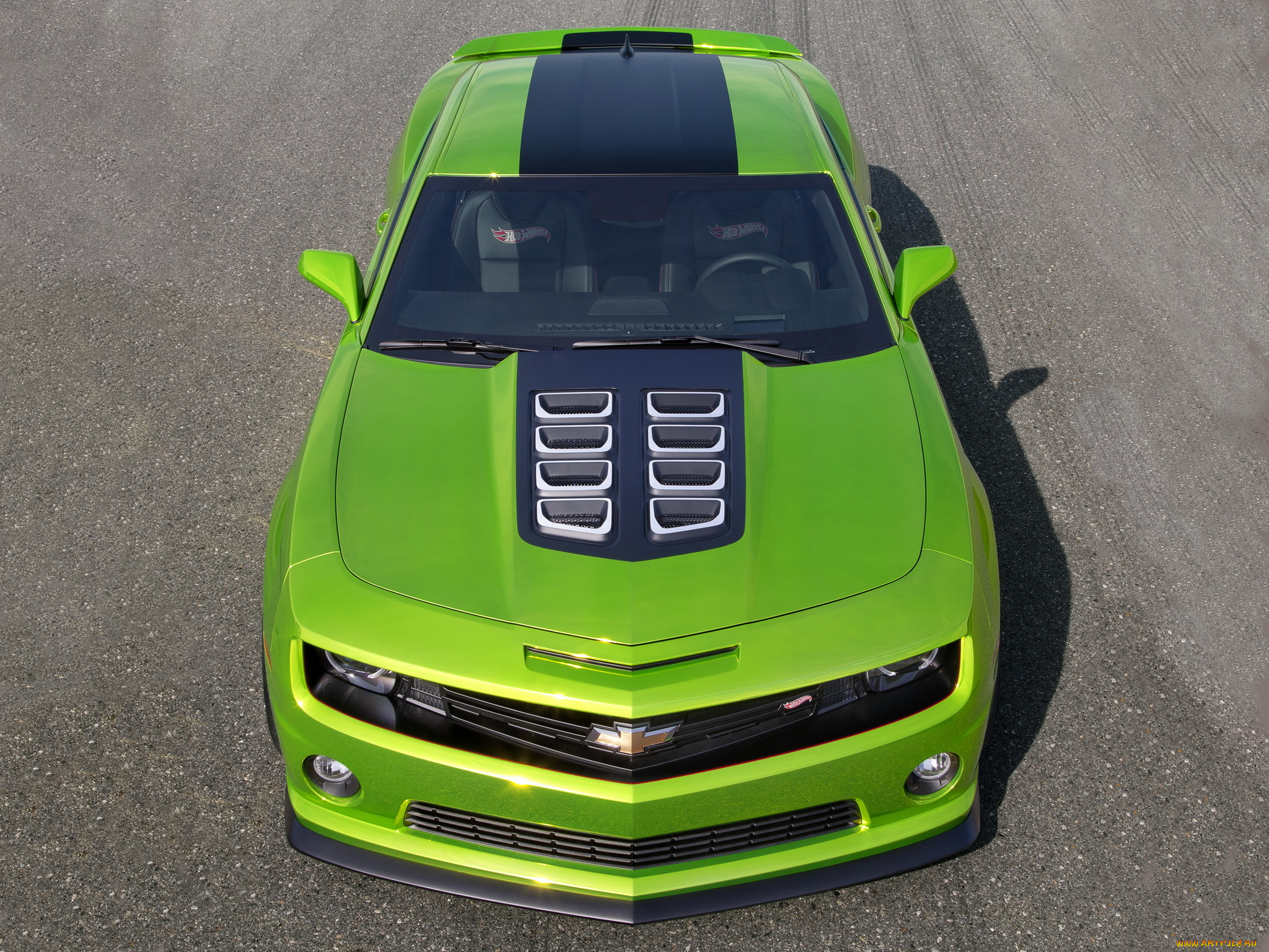 автомобили, camaro, зеленый, концепт, hot, wheels, green, chevrolet, передок, камаро