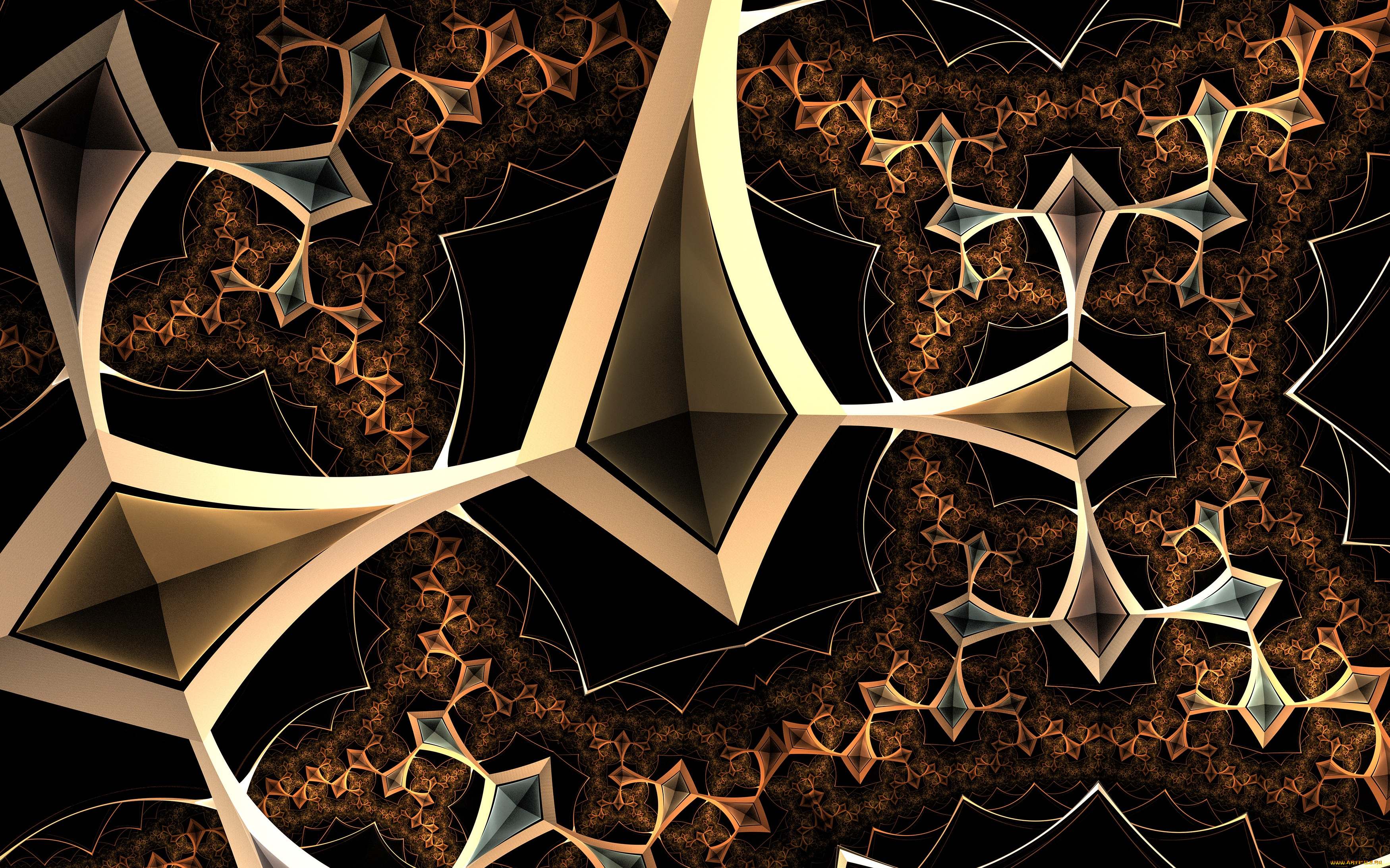 3д, графика, fractal, , фракталы, узор, цвета, фон