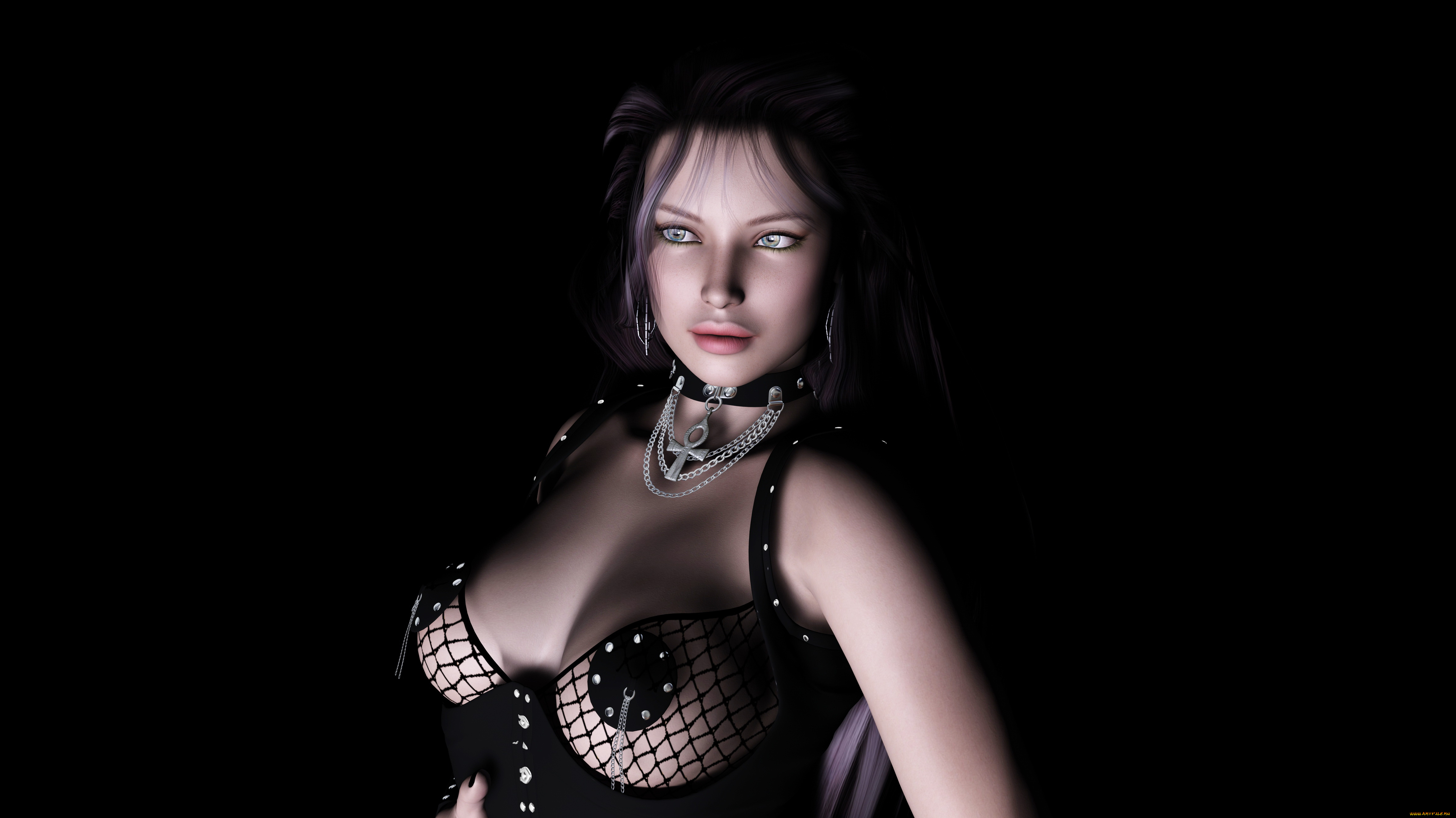 3д, графика, people, , люди, девушка, взгляд