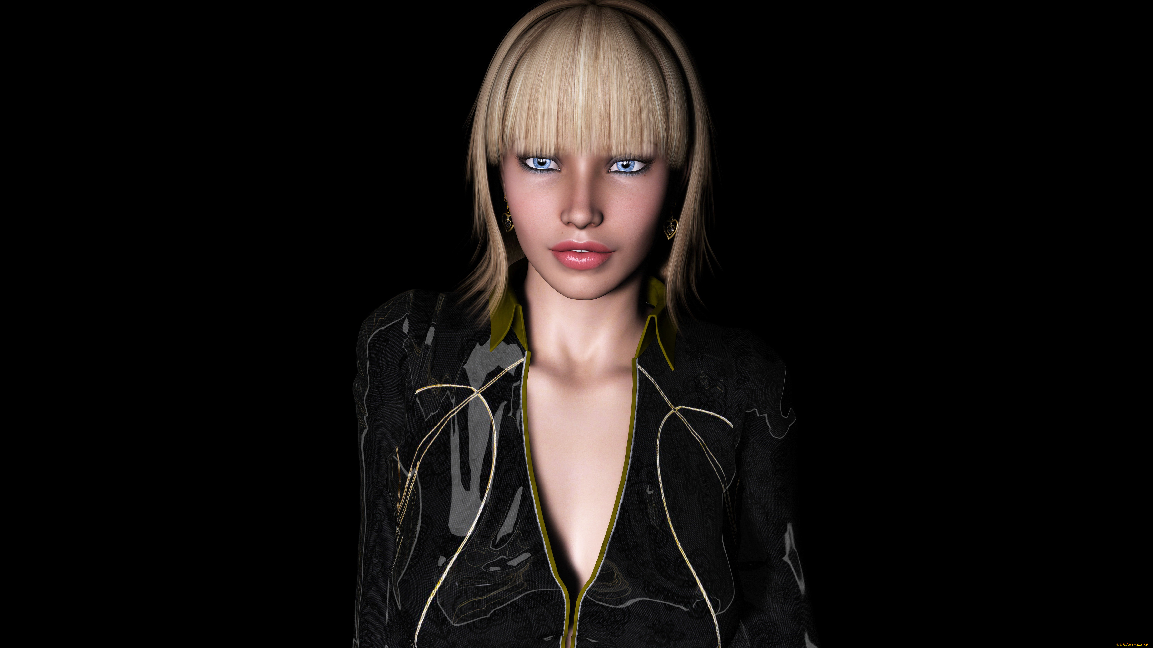 3д, графика, people, , люди, взгляд, девушка