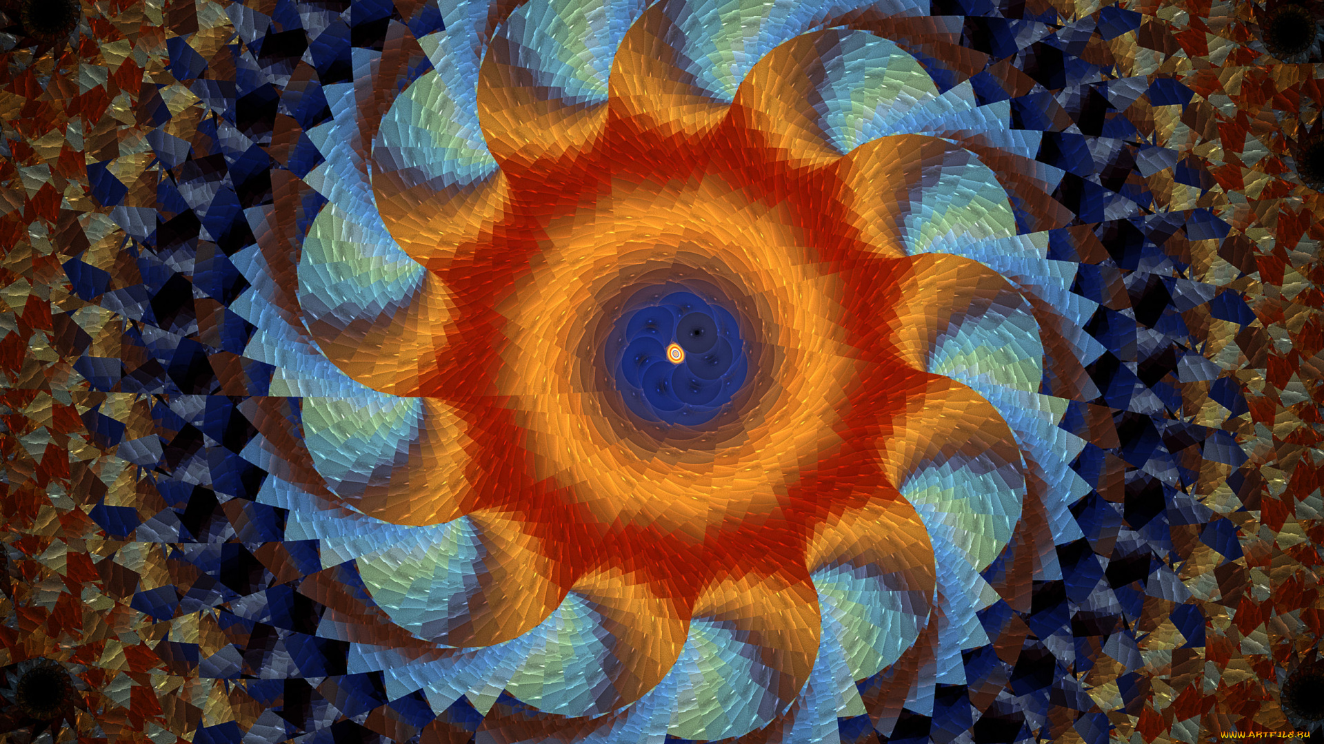 3д, графика, фракталы, , fractal, цвета, фон, узор