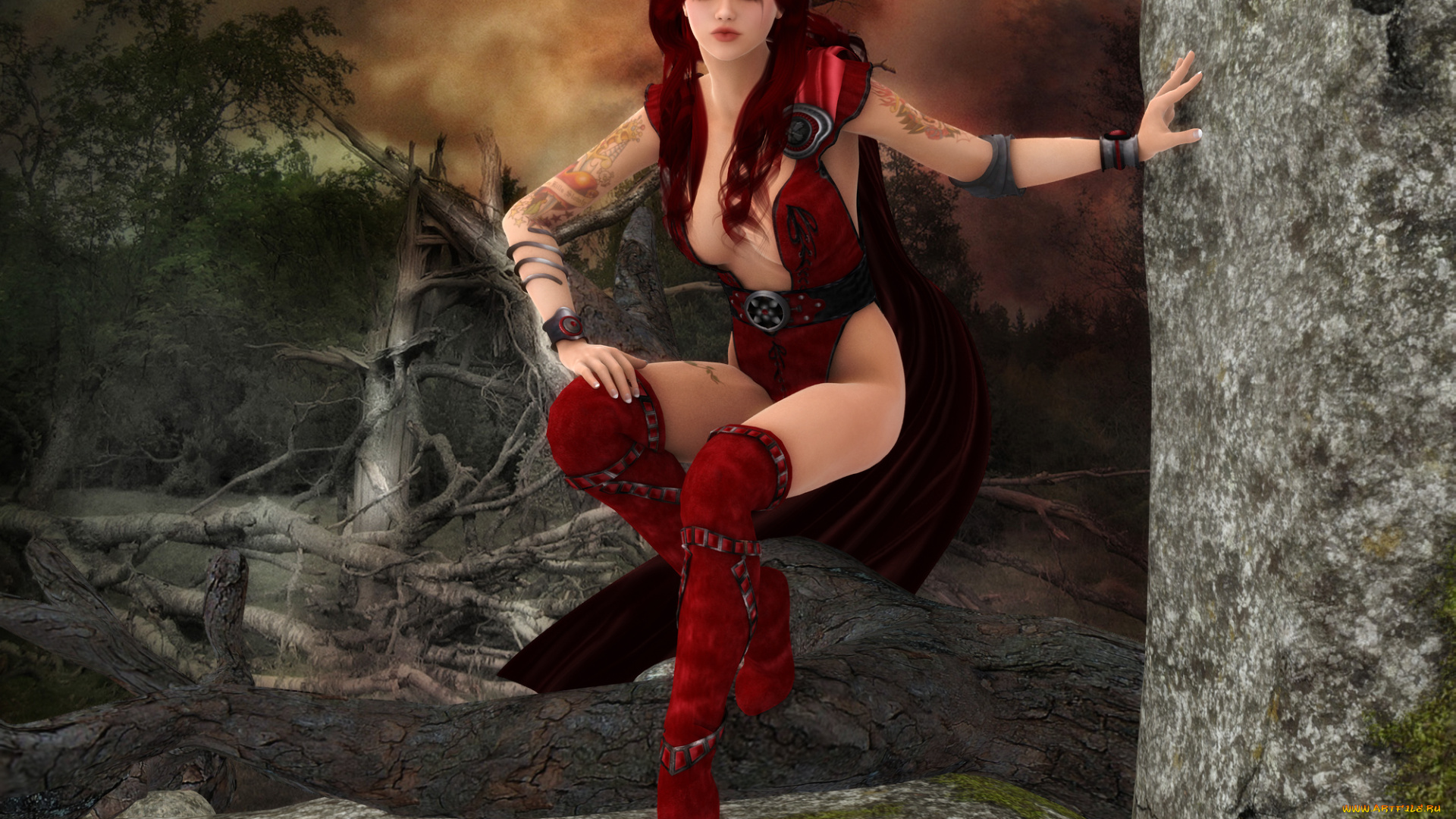 3д, графика, люди, , people, девушка, фон, взгляд