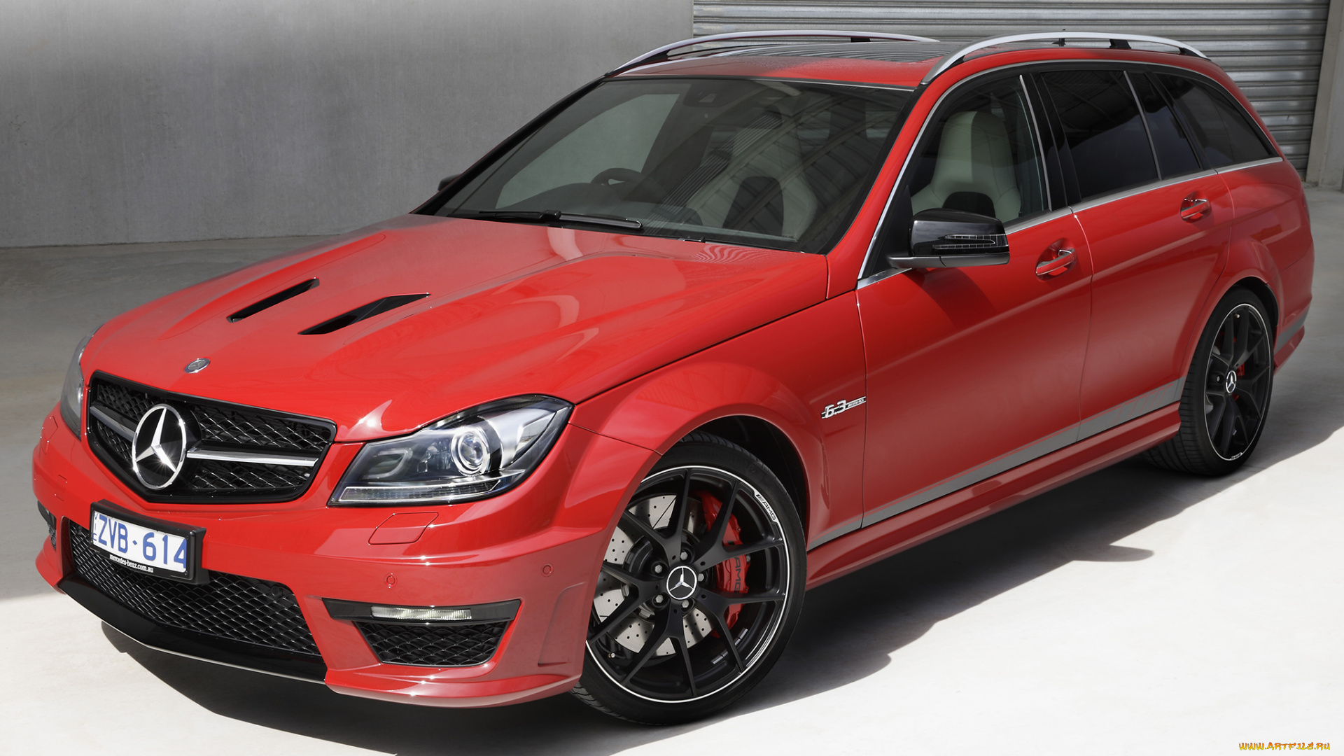 автомобили, mercedes-benz, w204, au-spec, edition, 507, amg, c, 63, красный, 2013г