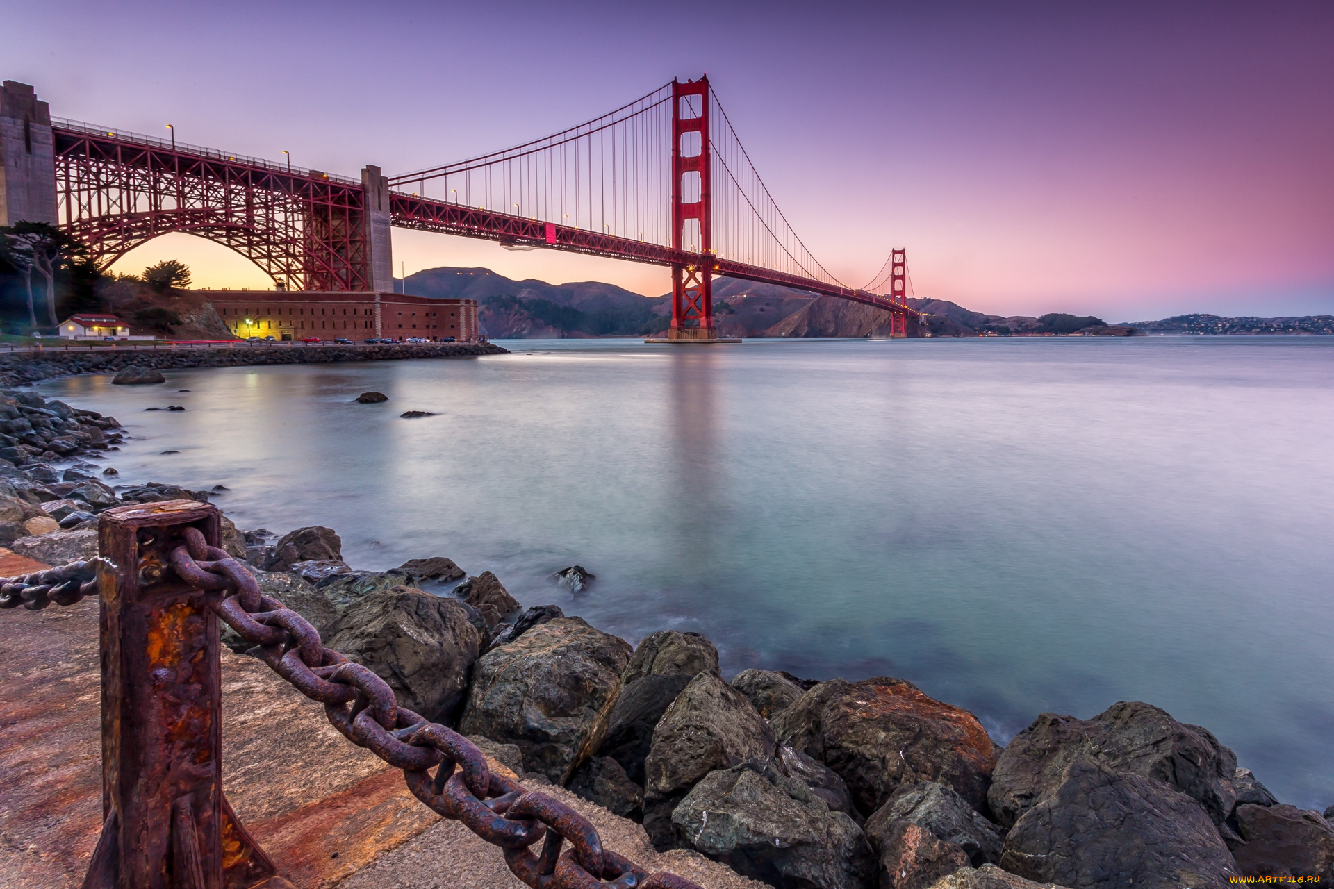 города, -, мосты, мост, набережная, река