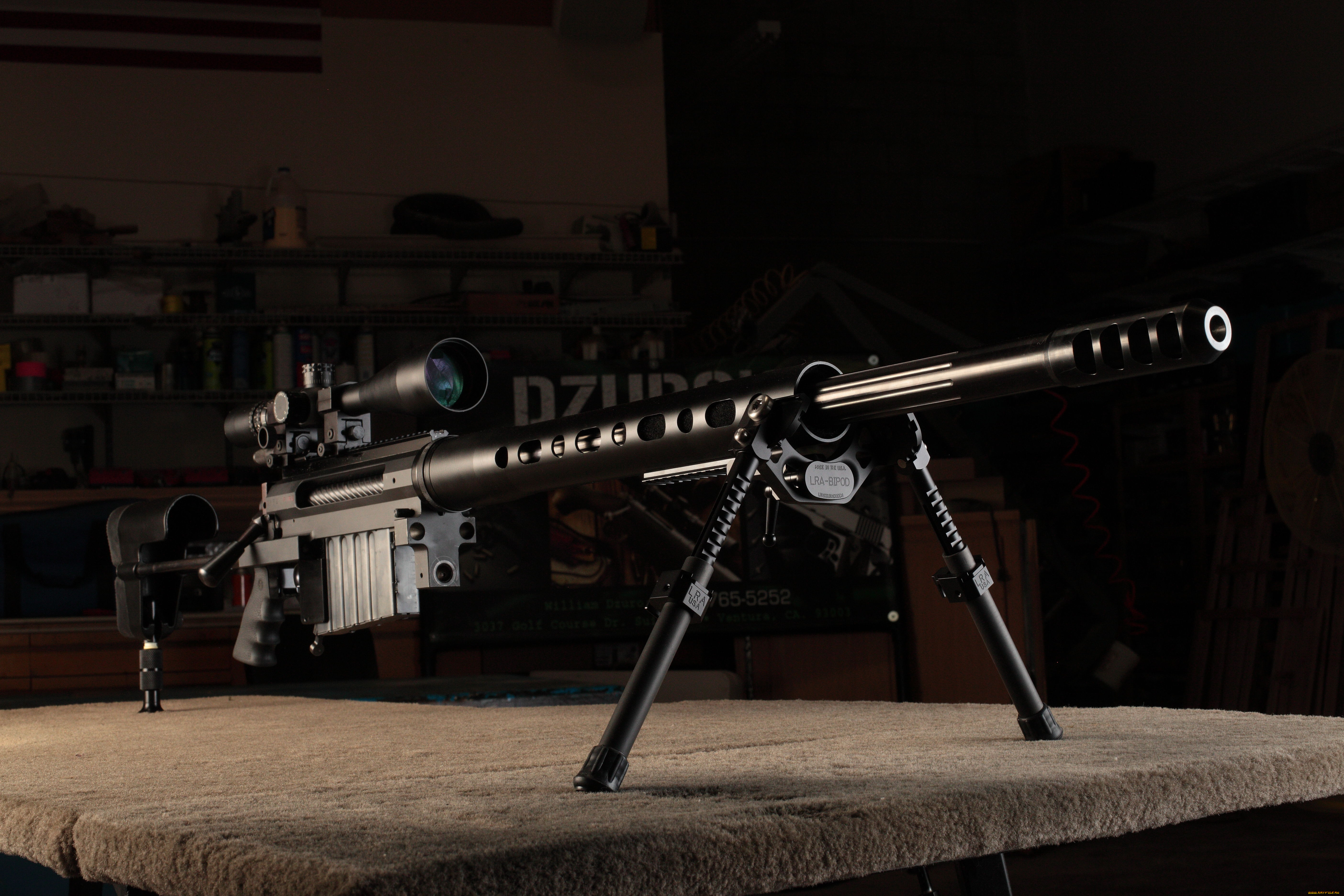 оружие, винтовки, с, прицеломприцелы, rifle