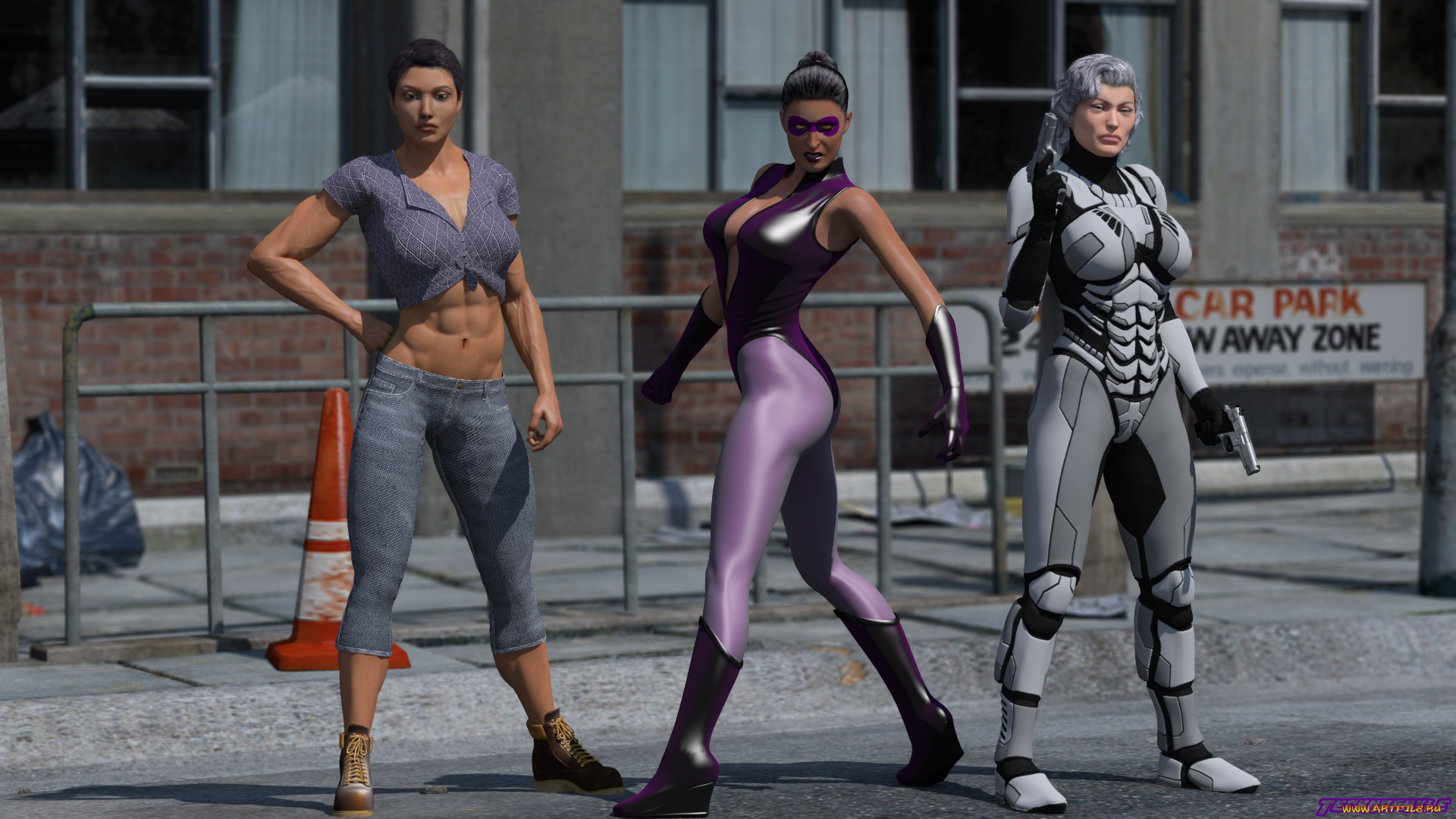 3д, графика, люди, , people, девушки, взгляд, фон