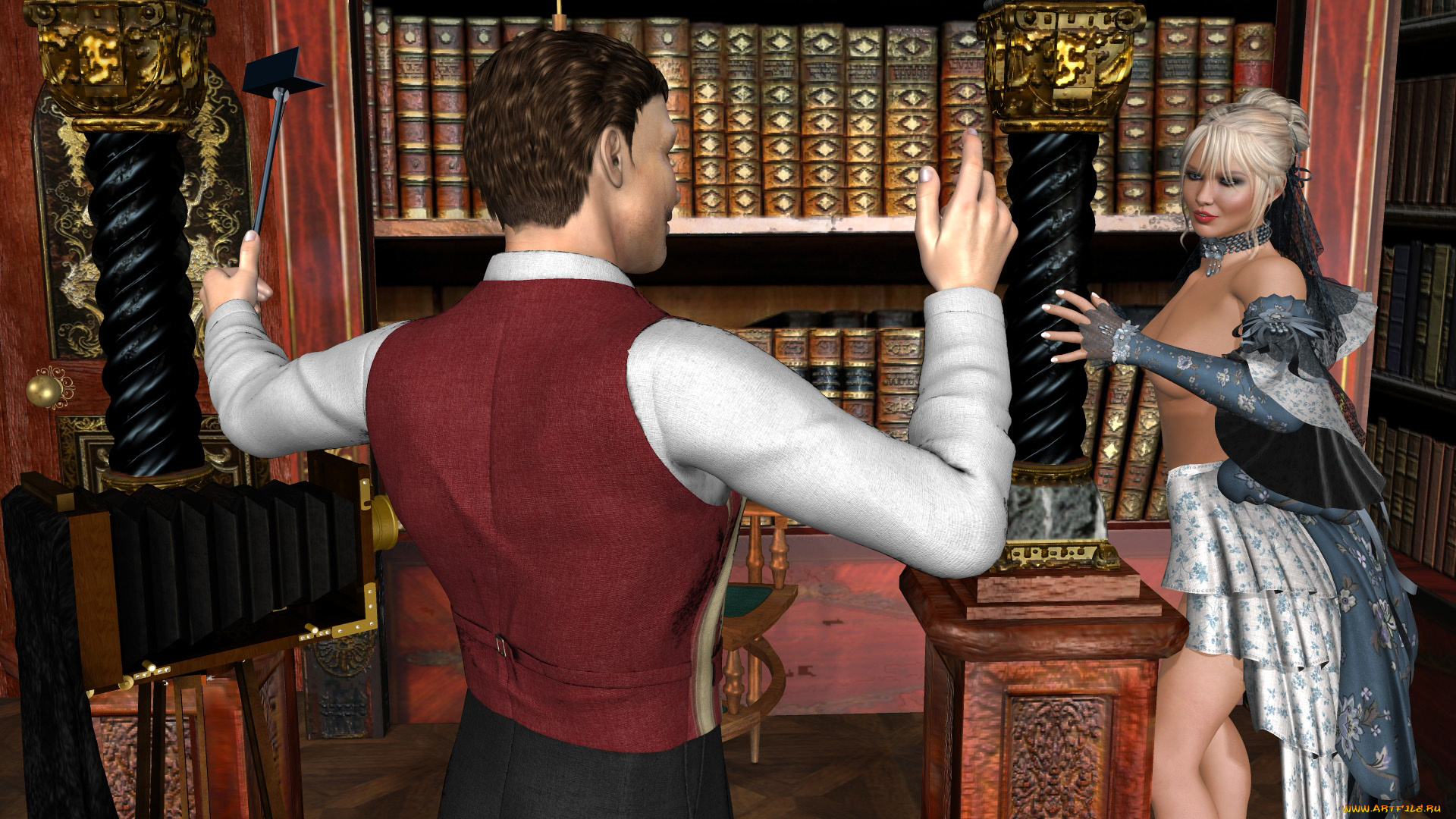 3д, графика, люди, , people, фотосесия, фон, взгляд, девушка