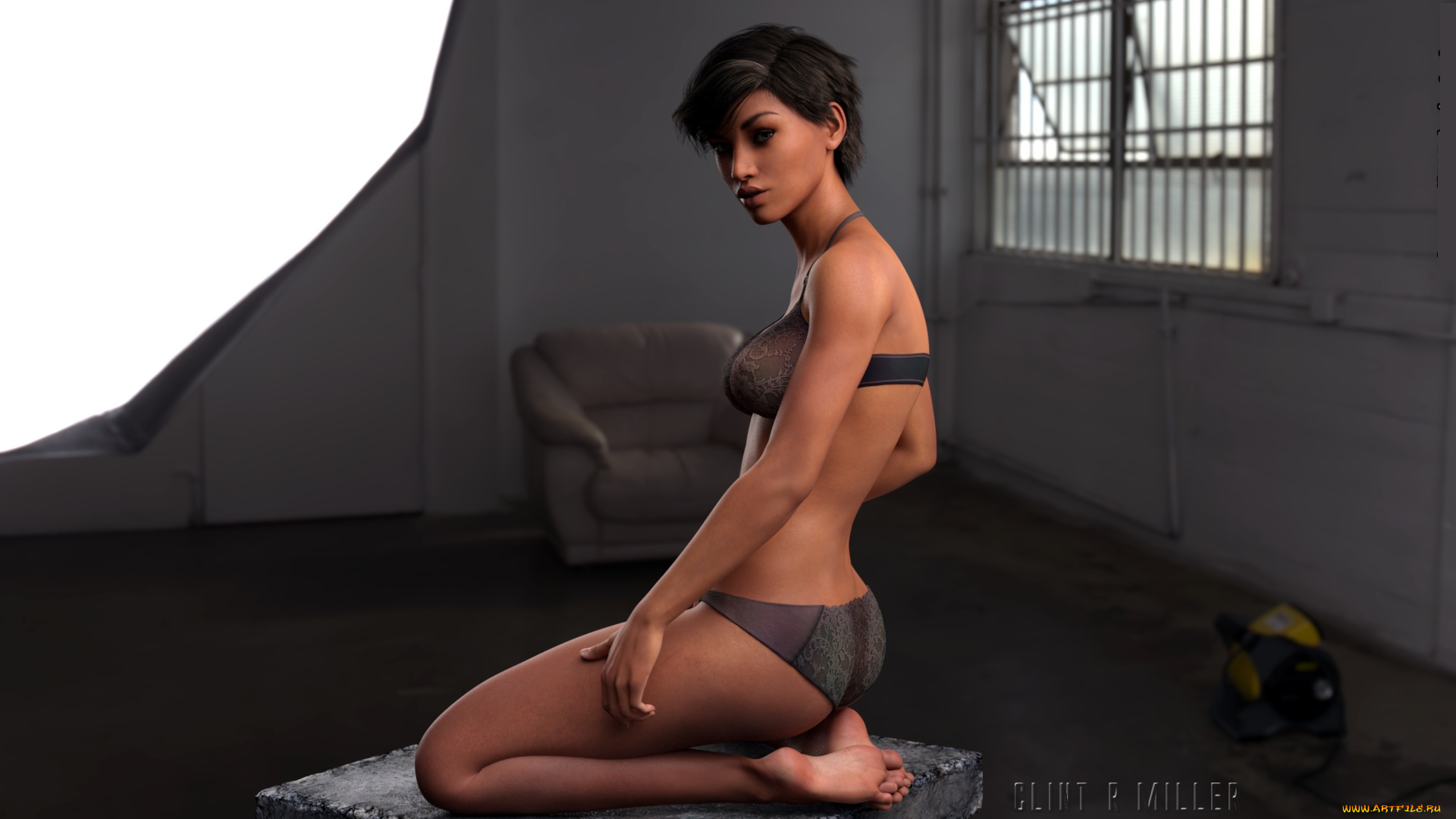 3д, графика, люди, , people, взгляд, девушка, фон