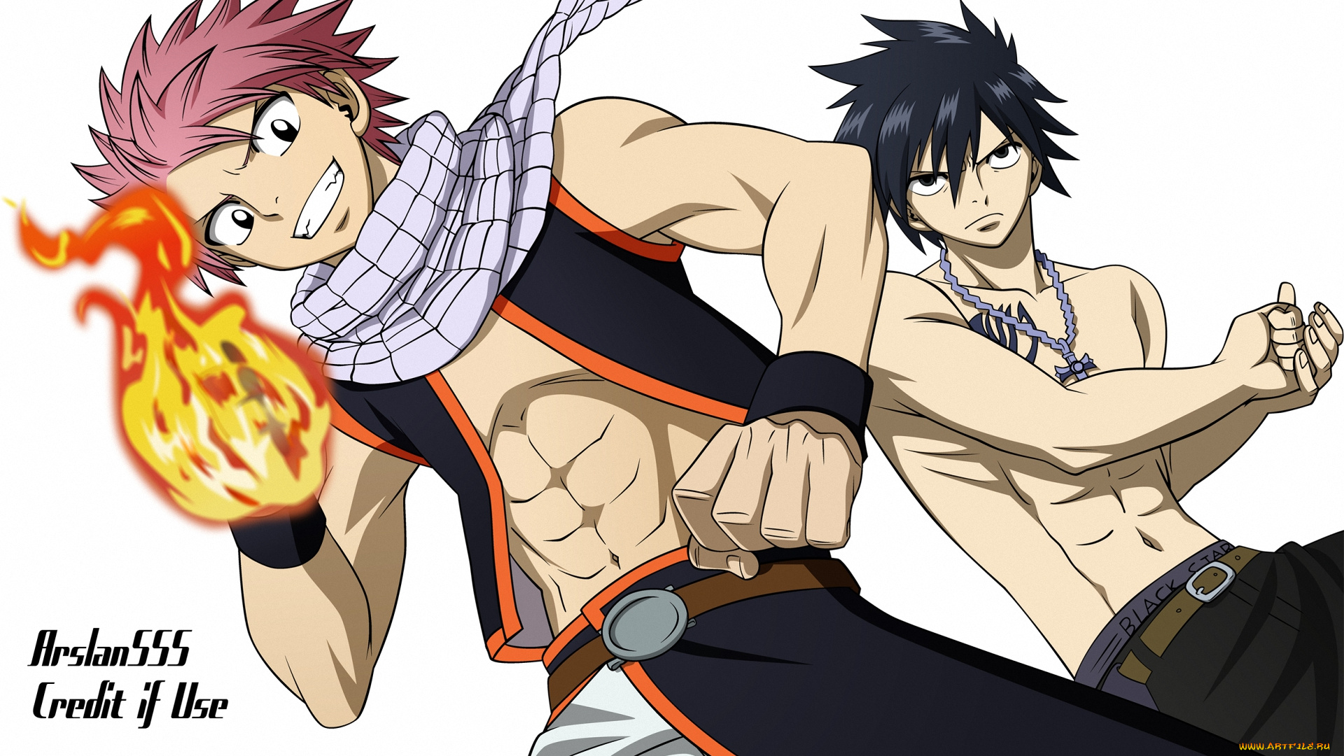 аниме, fairy, tail, маг, чародей, огонь, дракон, волшебник, dragneel, natsu
