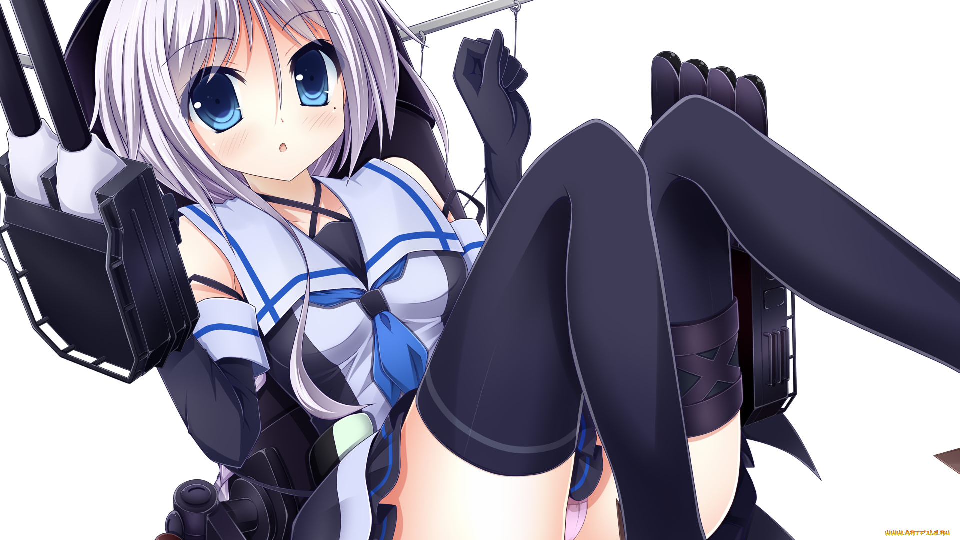 аниме, kantai, collection, shinhoya, kancolle, umikaze, kantai, collection