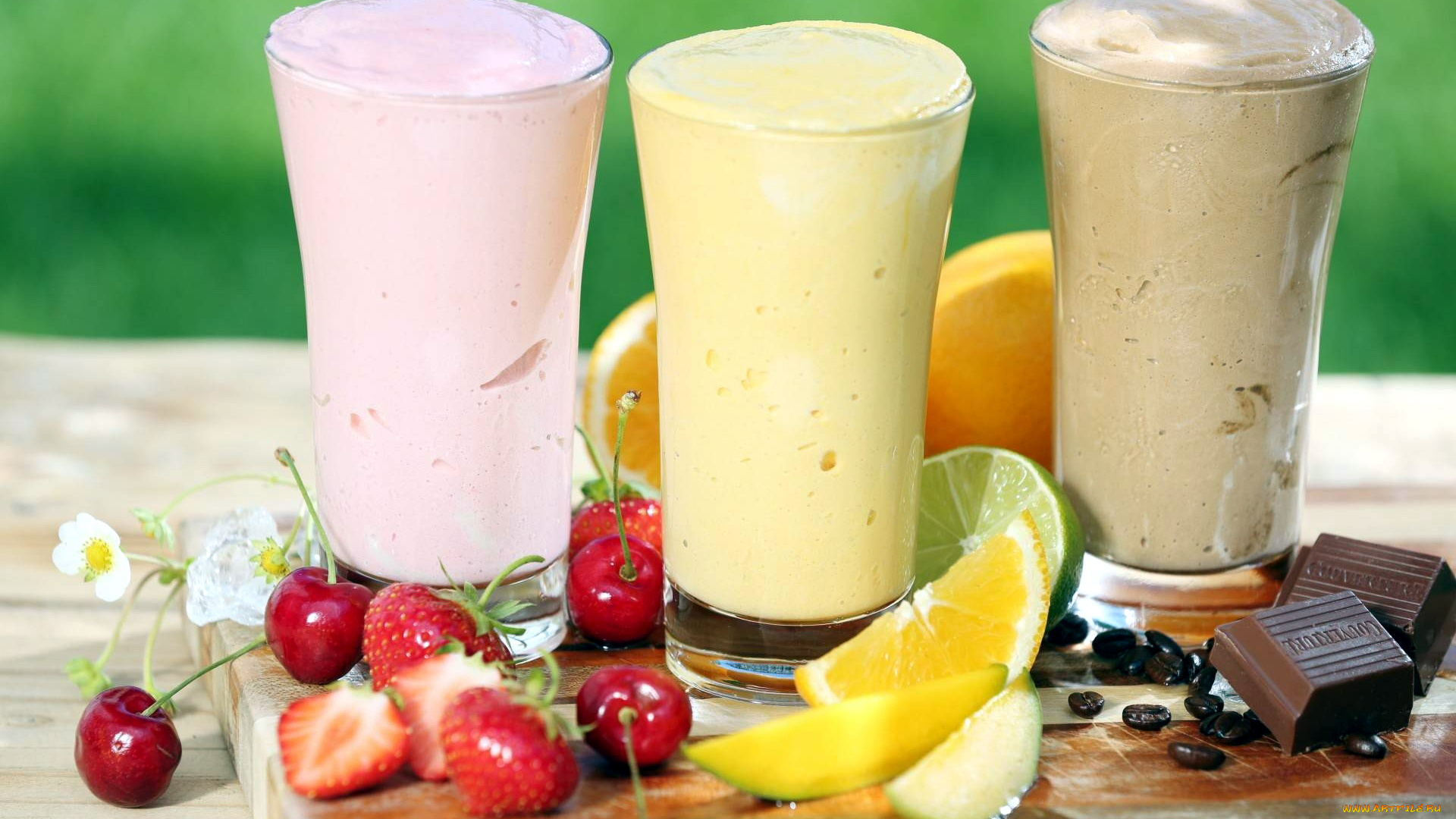 еда, напитки, , коктейль, молочный, шоколад, milk, shakes, клубника