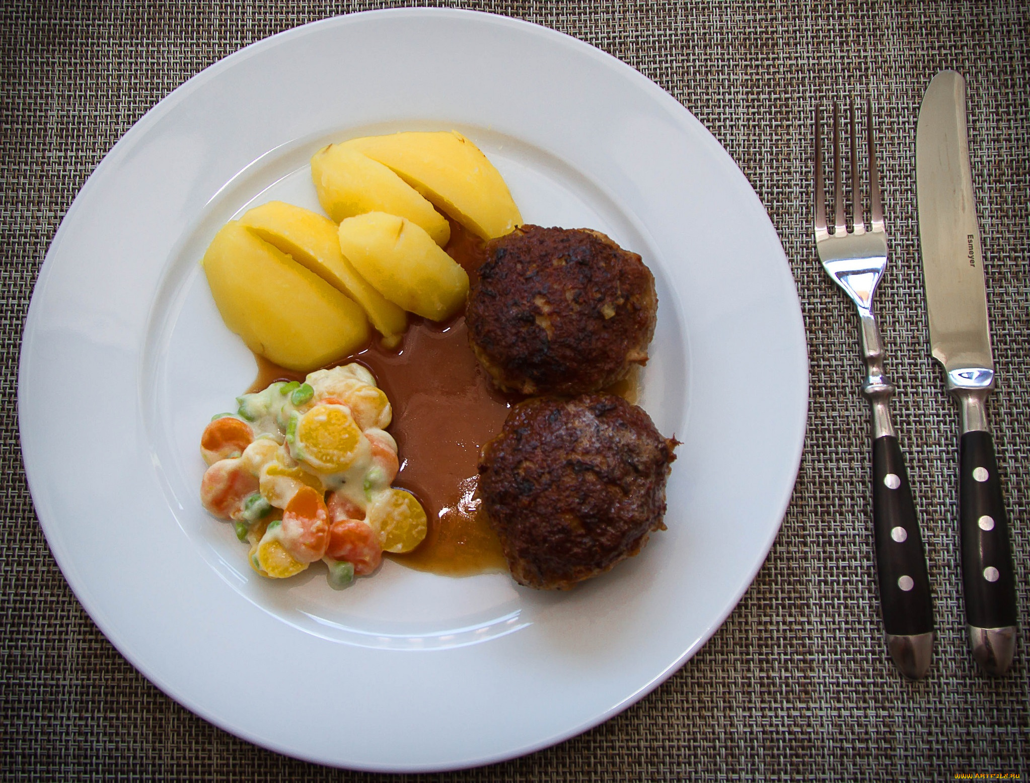 еда, вторые, блюда, котлеты, гарнир