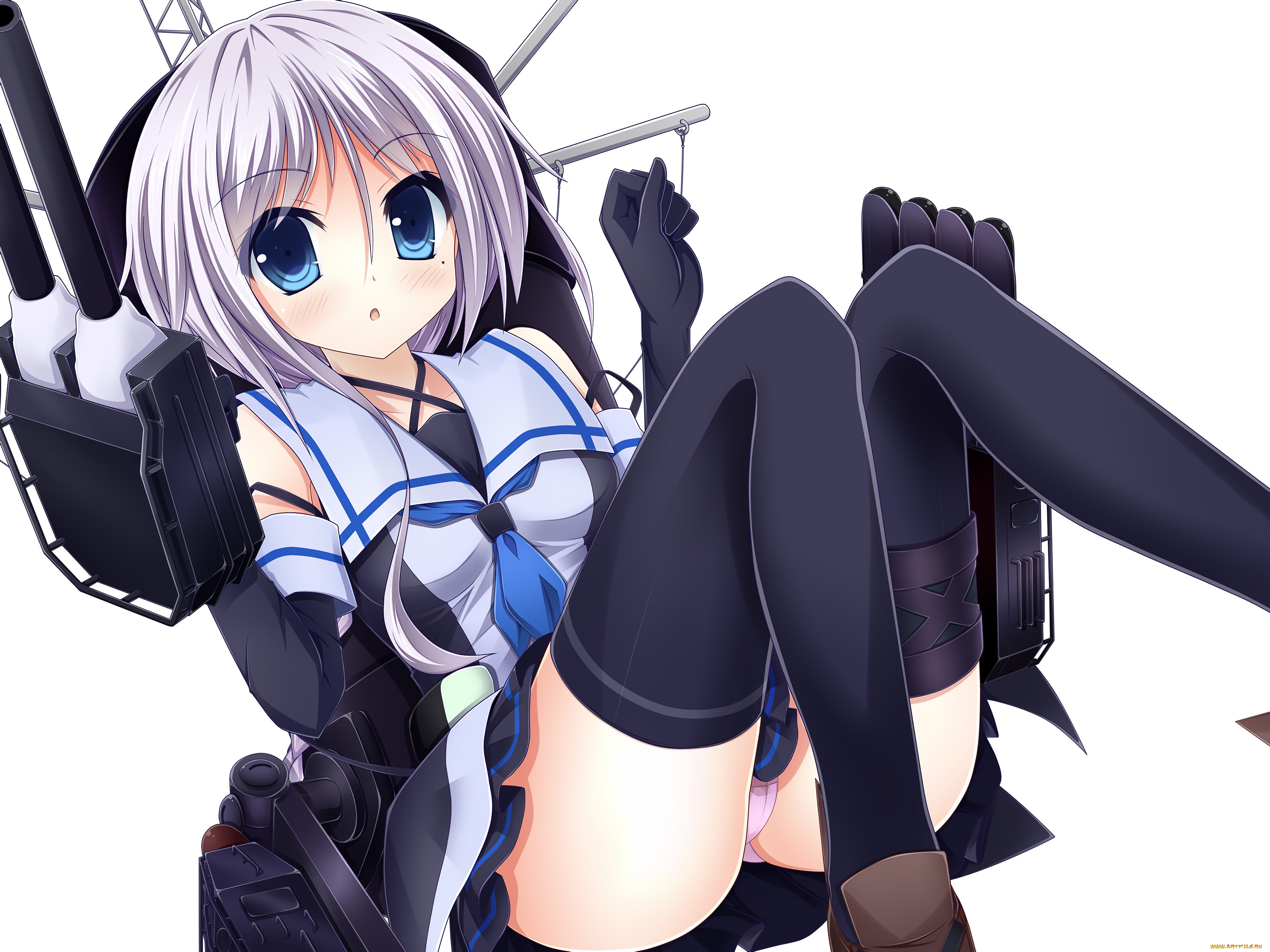 аниме, kantai, collection, shinhoya, kancolle, umikaze, kantai, collection