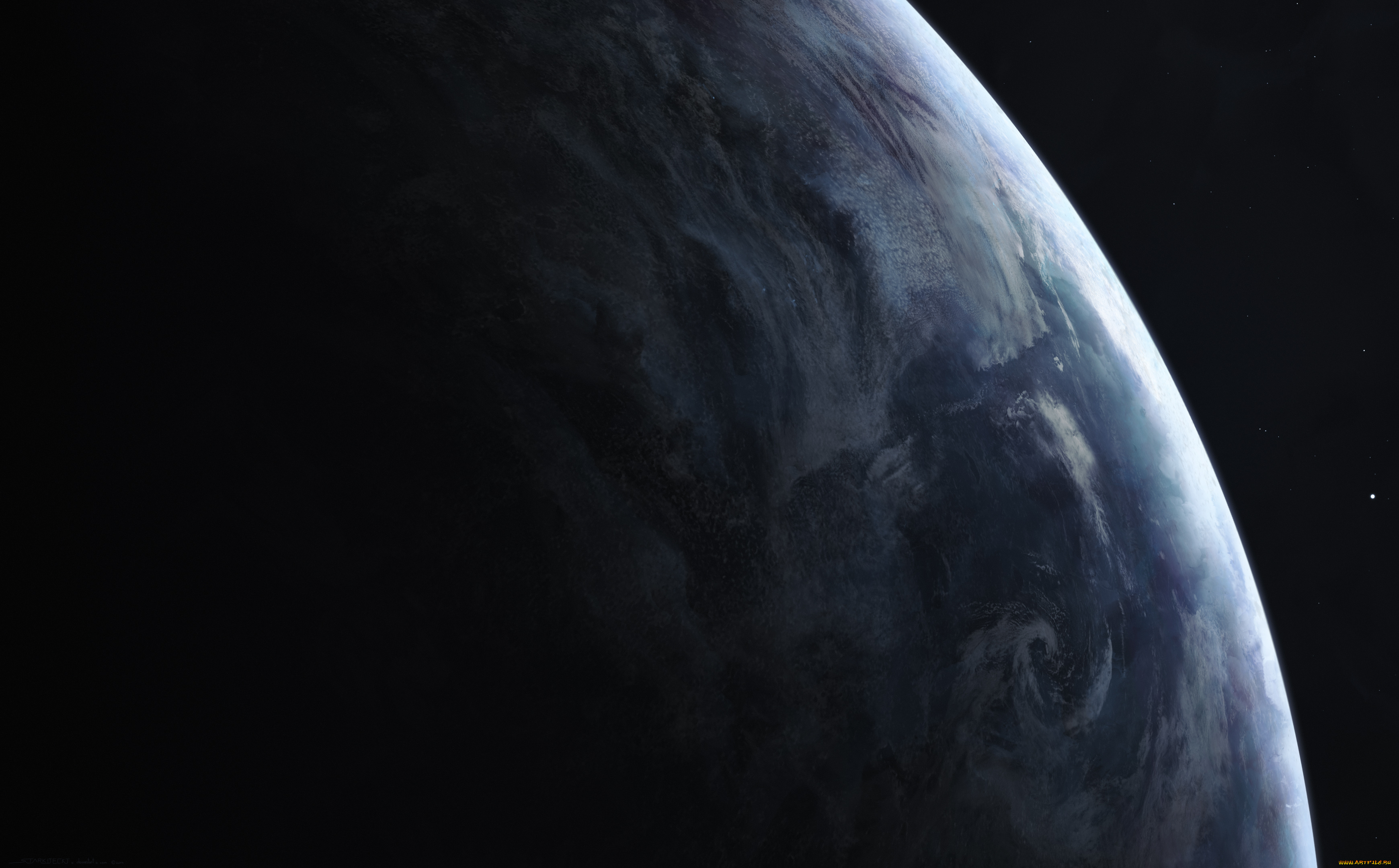 космос, арт, планета, вселенная, галактика