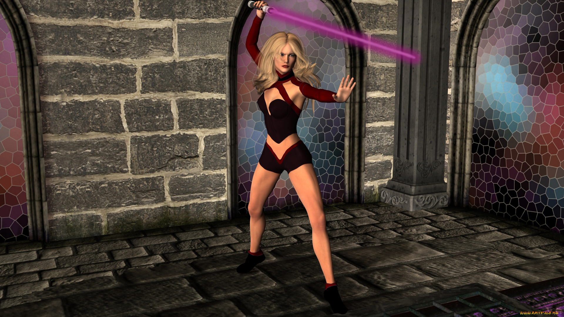 3д, графика, фантазия, , fantasy, фон, взгляд, девушка