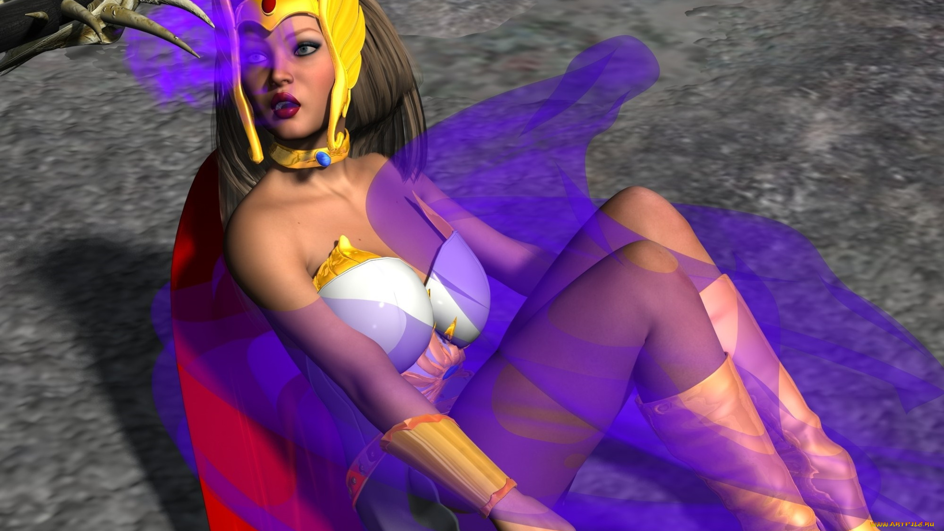 3д, графика, фантазия, , fantasy, взгляд, девушка, фон