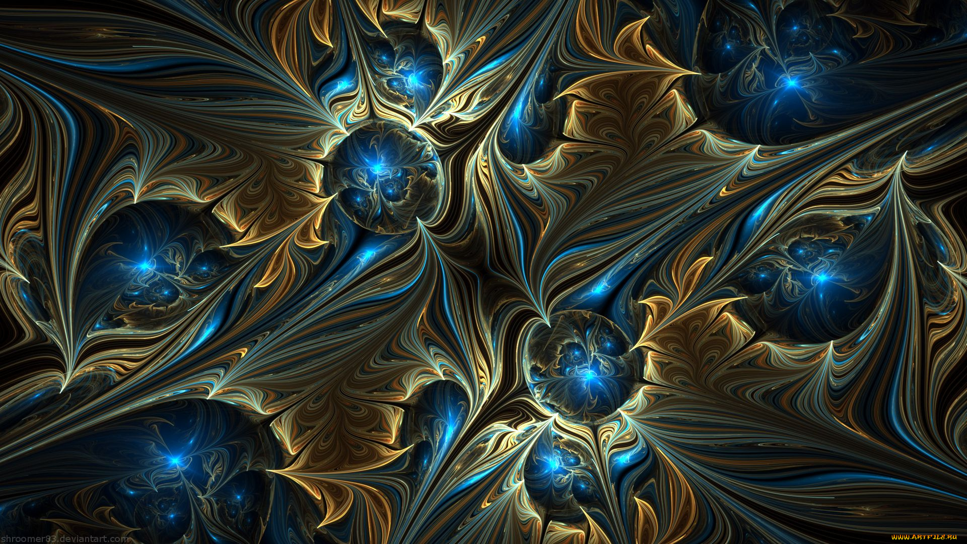 3д, графика, фракталы, , fractal, цвета, фон, узор