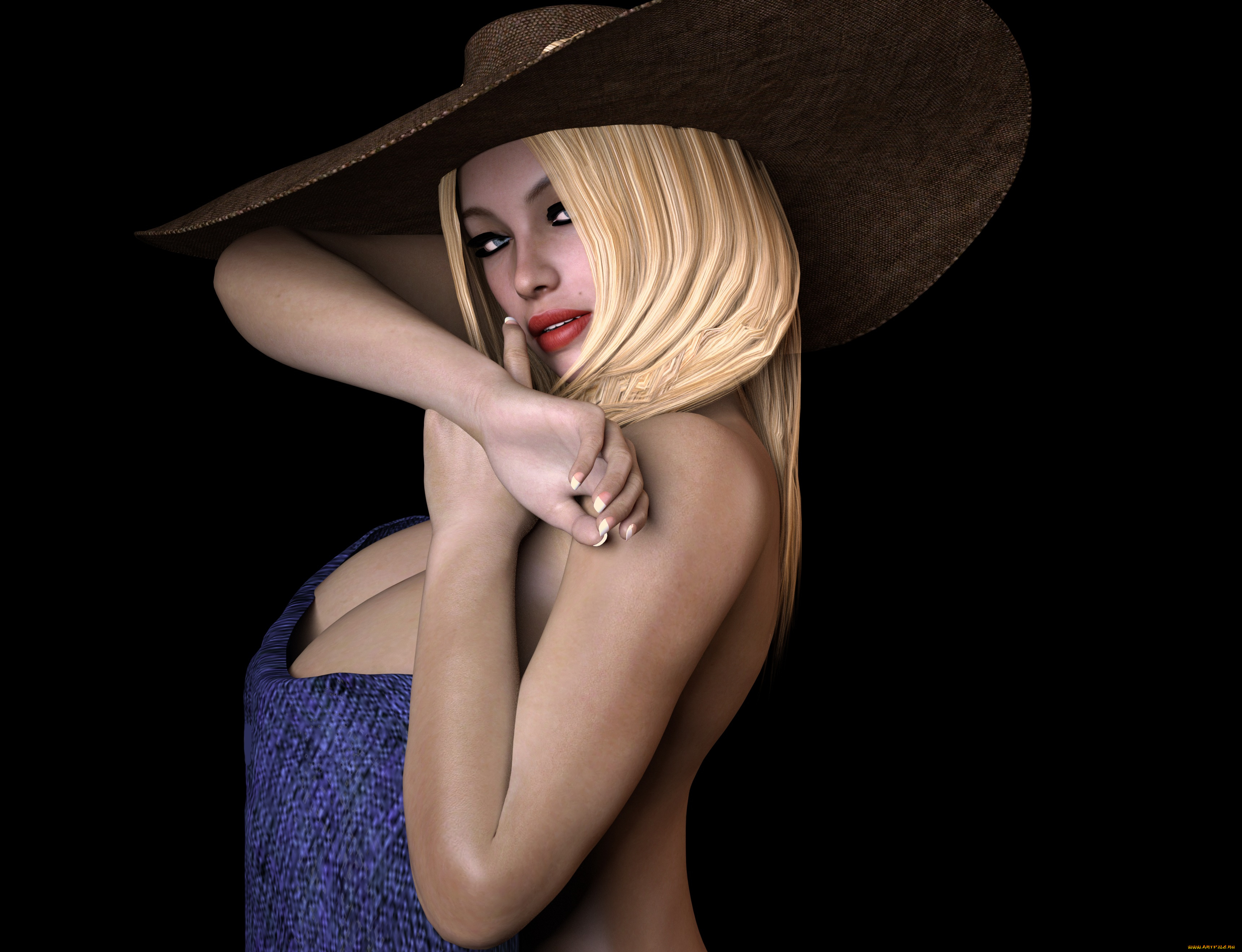 3д, графика, люди, , people, девушка, взгляд, фон