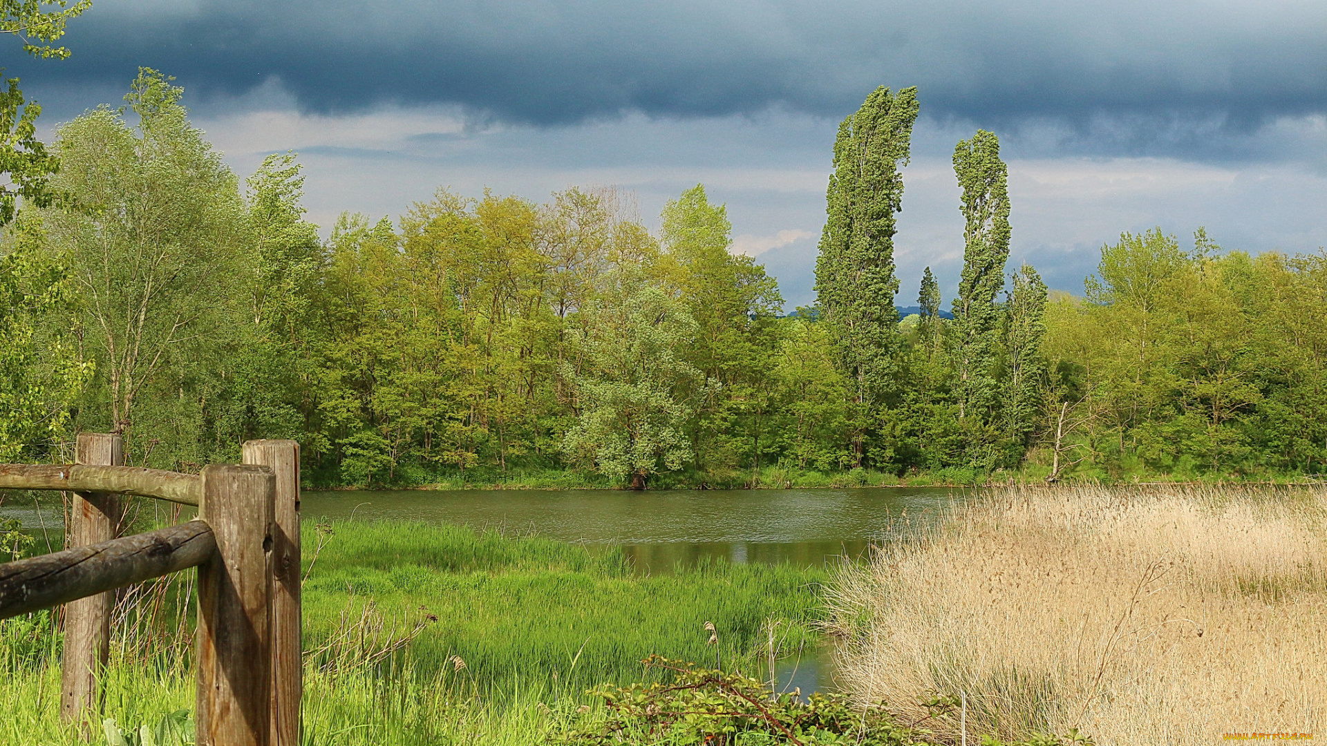 природа, реки, озера, простор