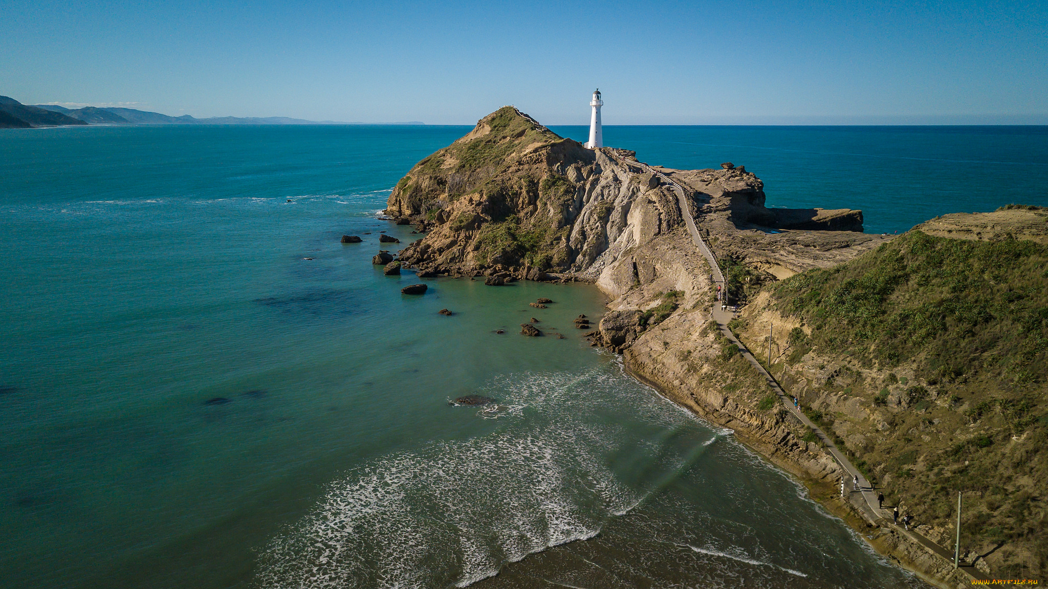 природа, маяки, простор