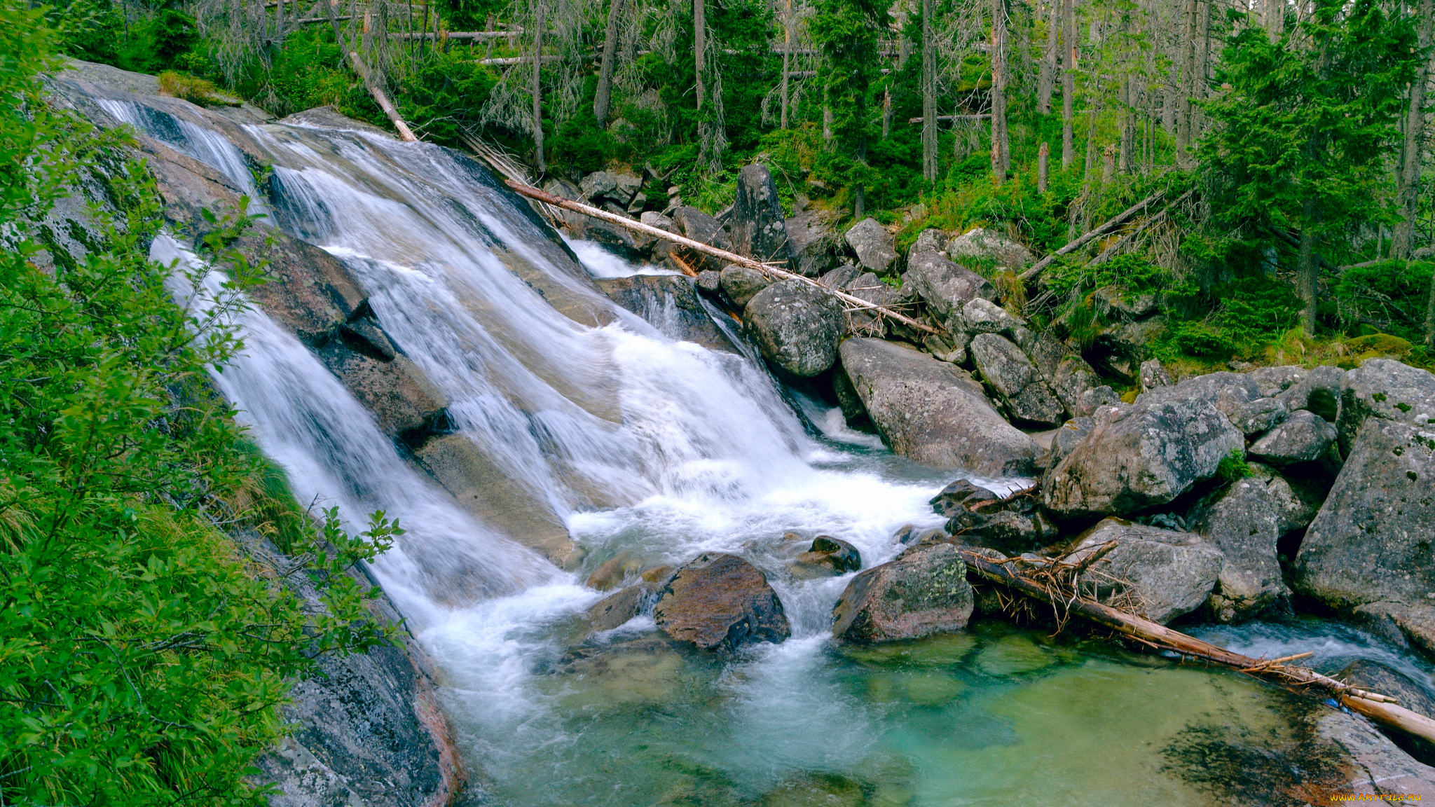 природа, водопады, простор
