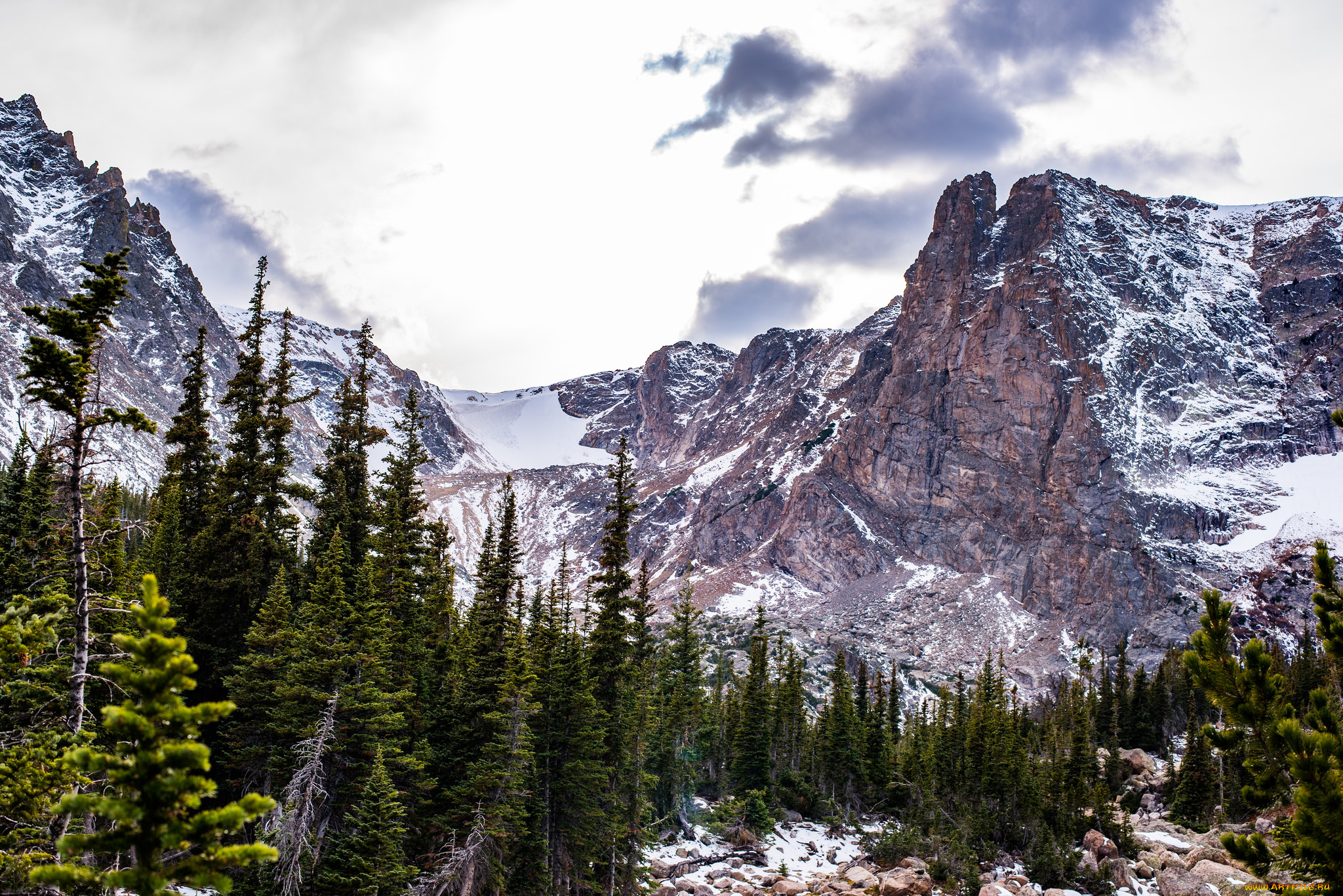 природа, горы, простор