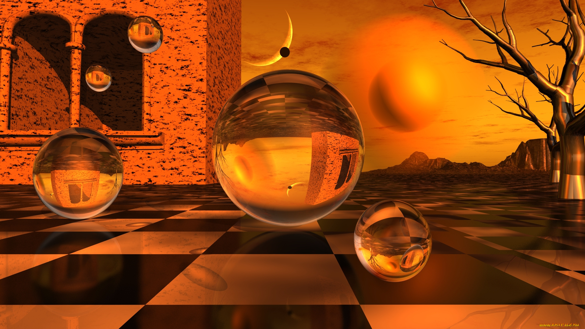 3д, графика, шары, , balls, шары, фон