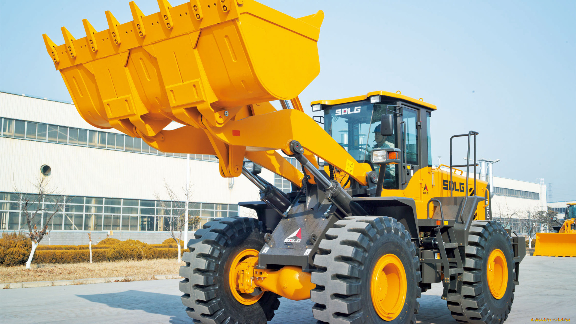 техника, фронтальные, погрузчики, sdlg