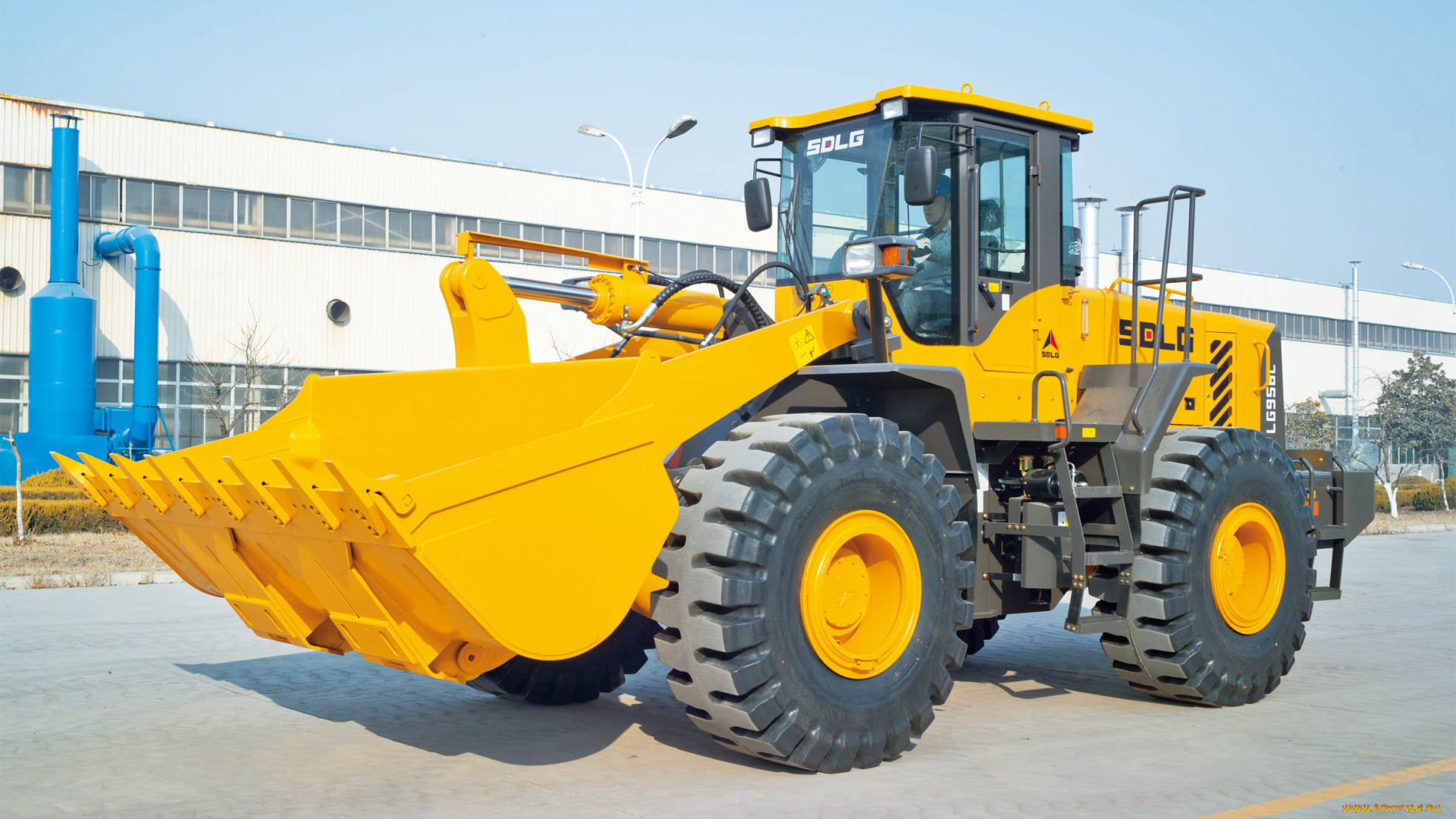 техника, фронтальные, погрузчики, sdlg