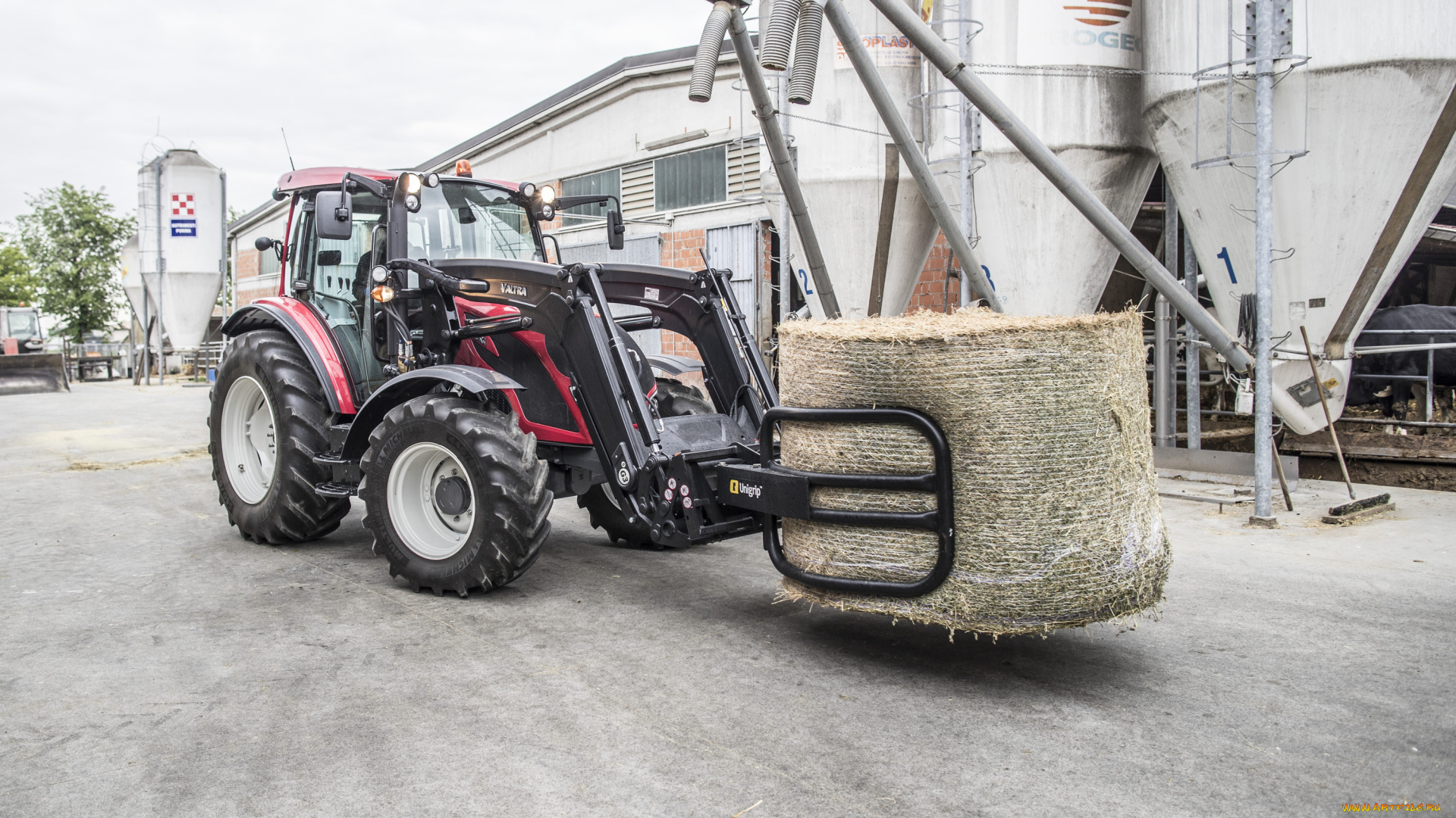 техника, фронтальные, погрузчики, valtra