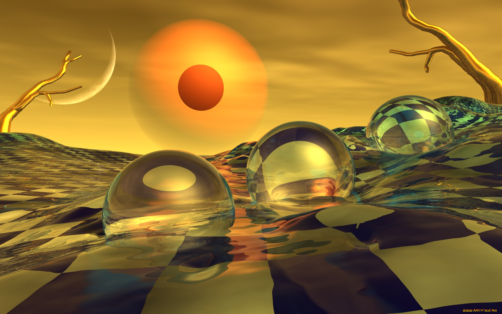 3д, графика, шары, , balls, фон, шары