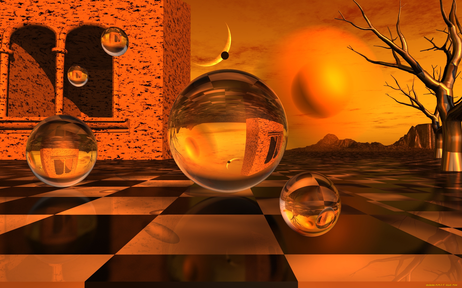 3д, графика, шары, , balls, шары, фон