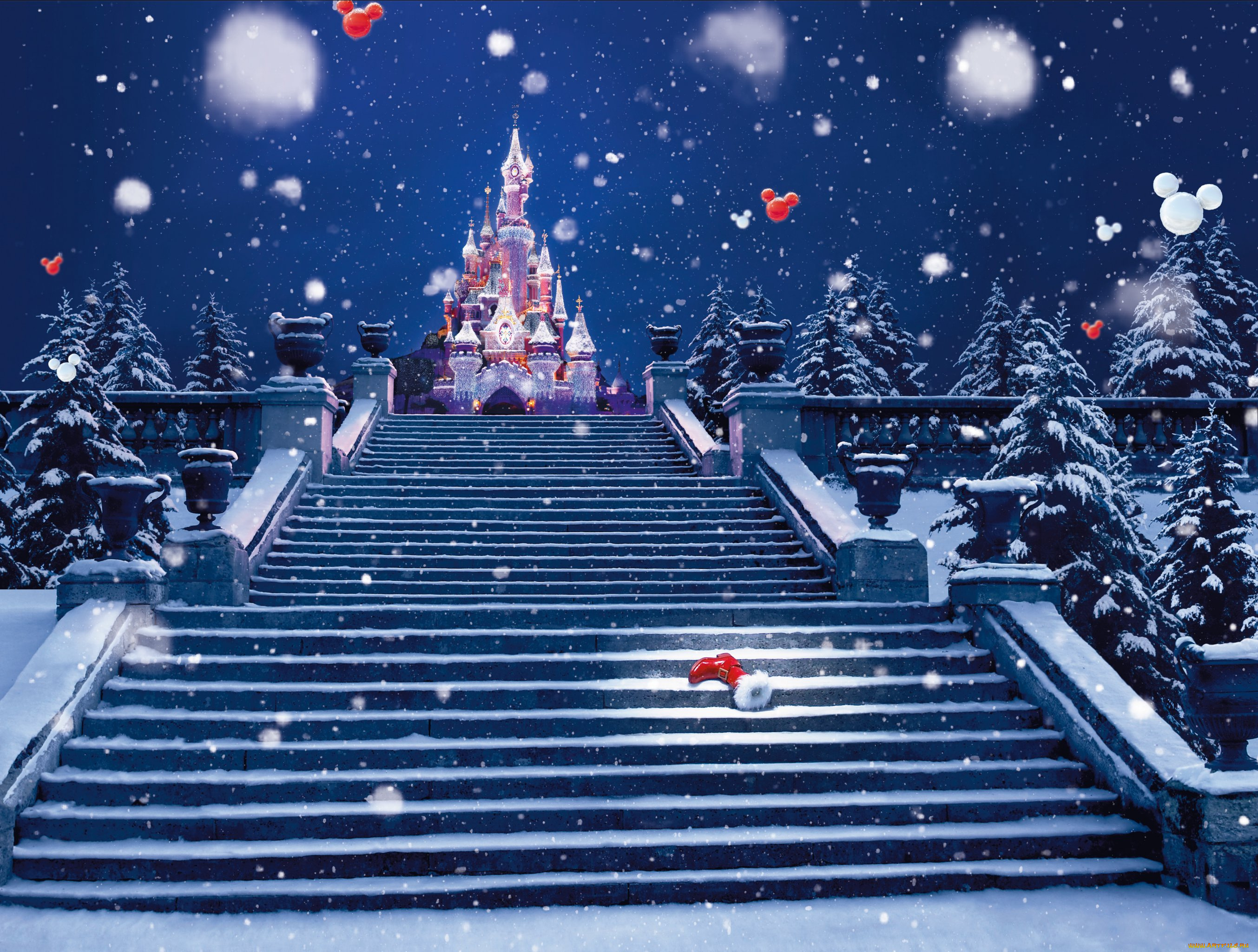 праздничные, -, разное, , новый, год, сапог, лестница, замок