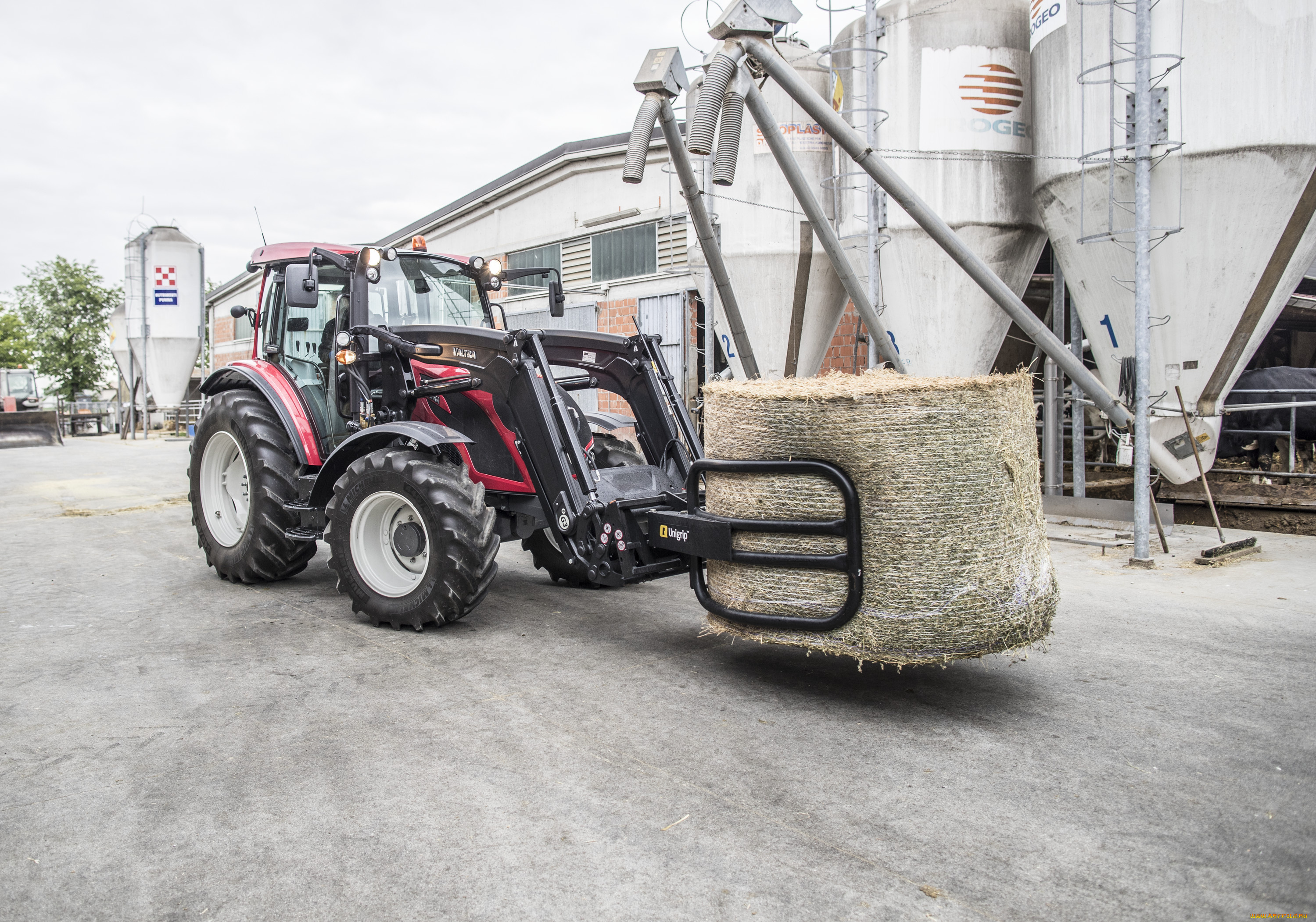 техника, фронтальные, погрузчики, valtra