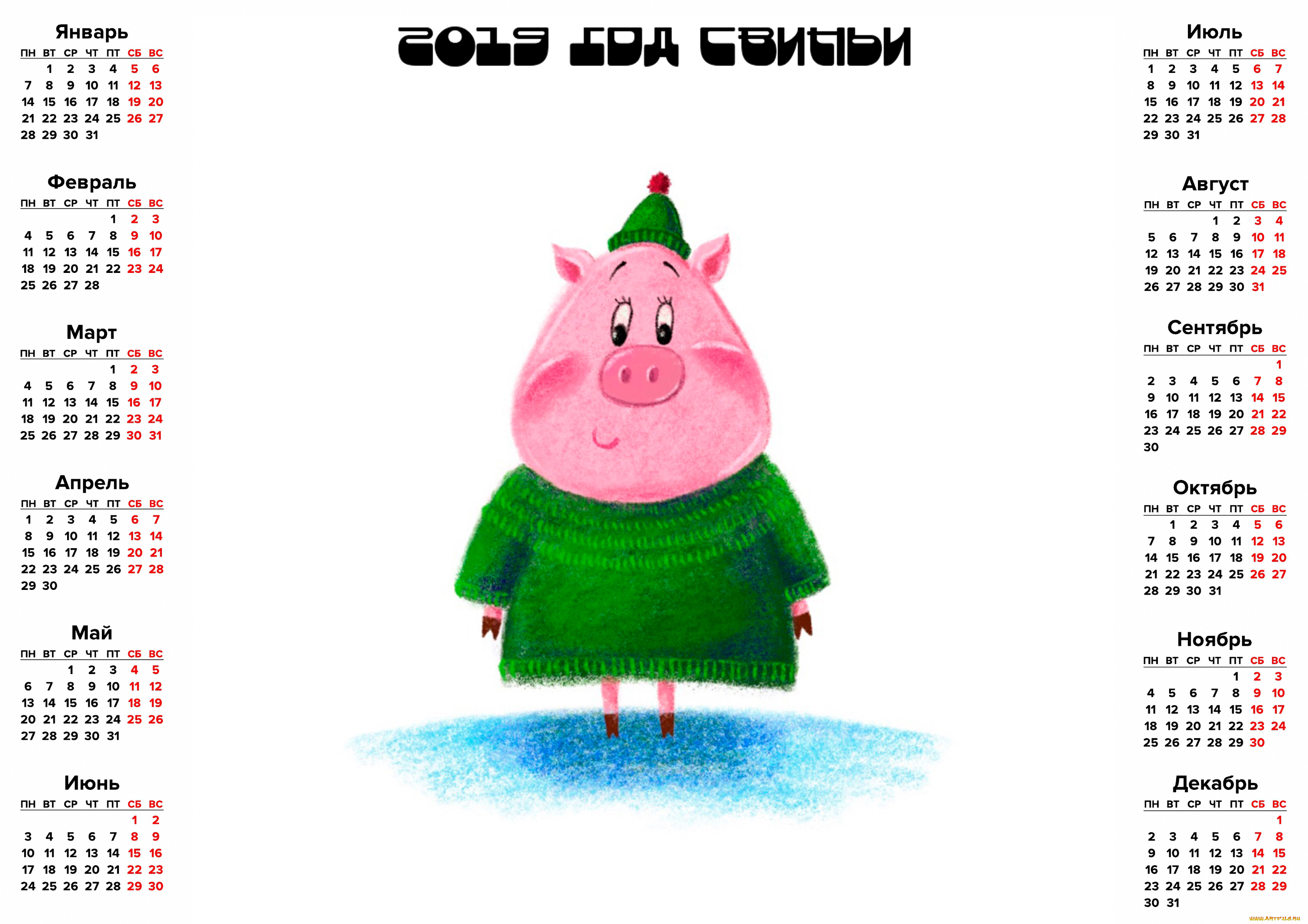 календари, праздники, , салюты, одежда, поросенок, свинья