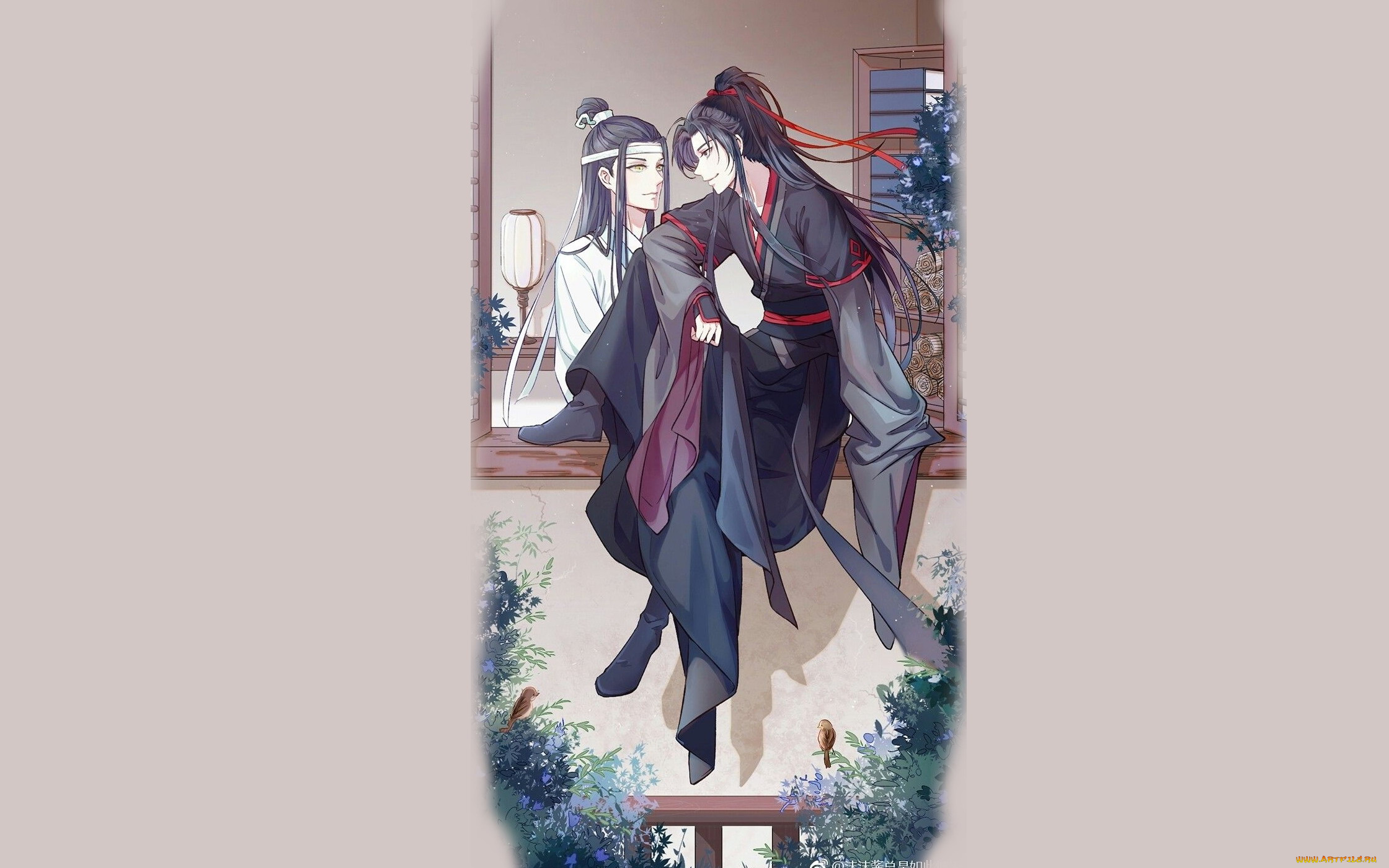 аниме, mo, dao, zu, shi, вэй, усянь, лань, ванцзы, окно