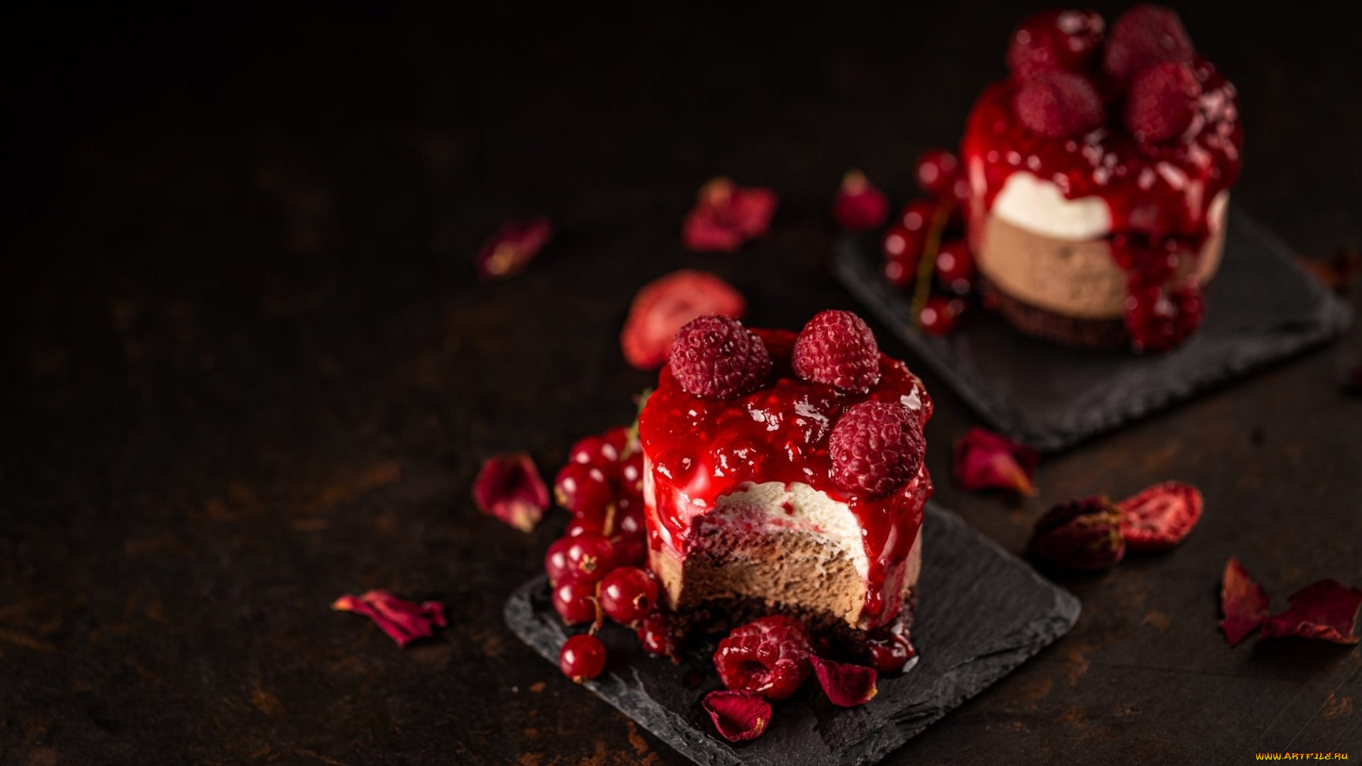 еда, мороженое, , десерты, десерт, малина, смородина