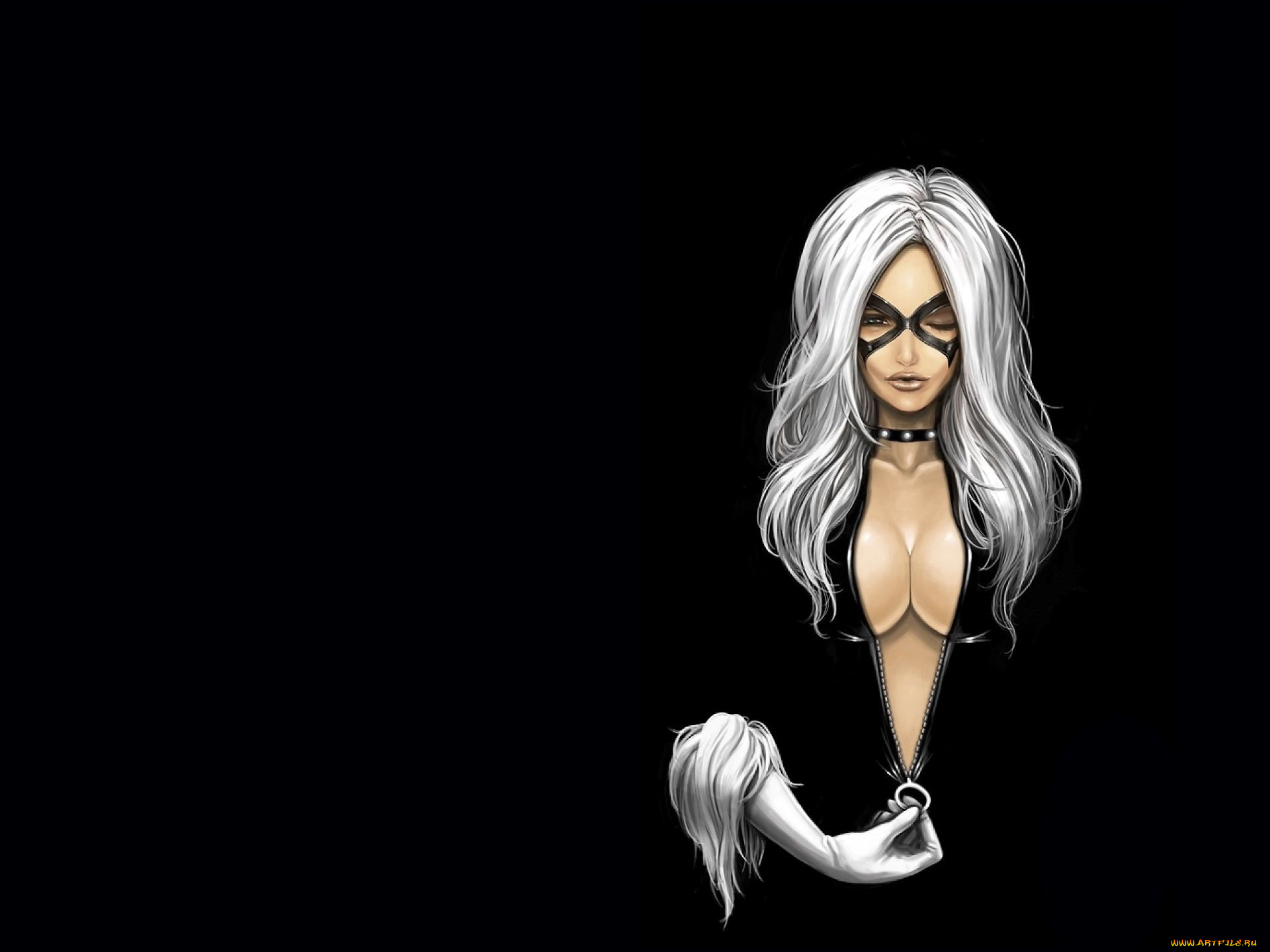 рисованное, комиксы, девушка, костюм