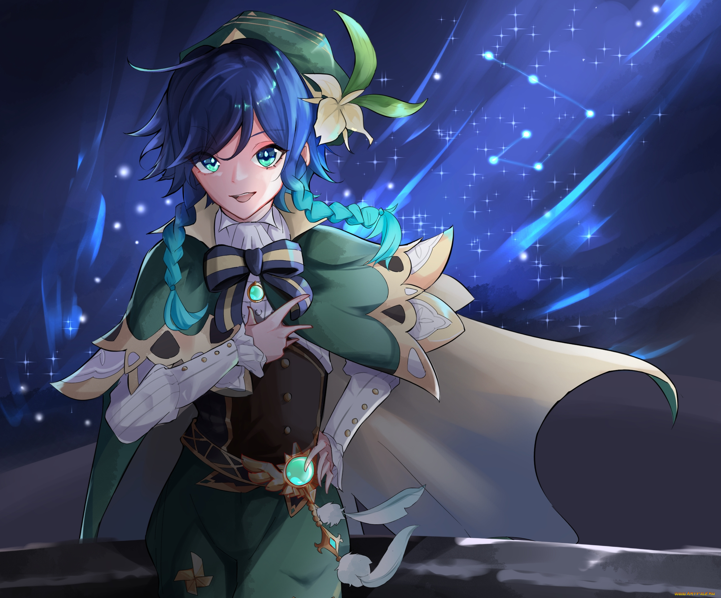 аниме, genshin, impact, genshin, impact