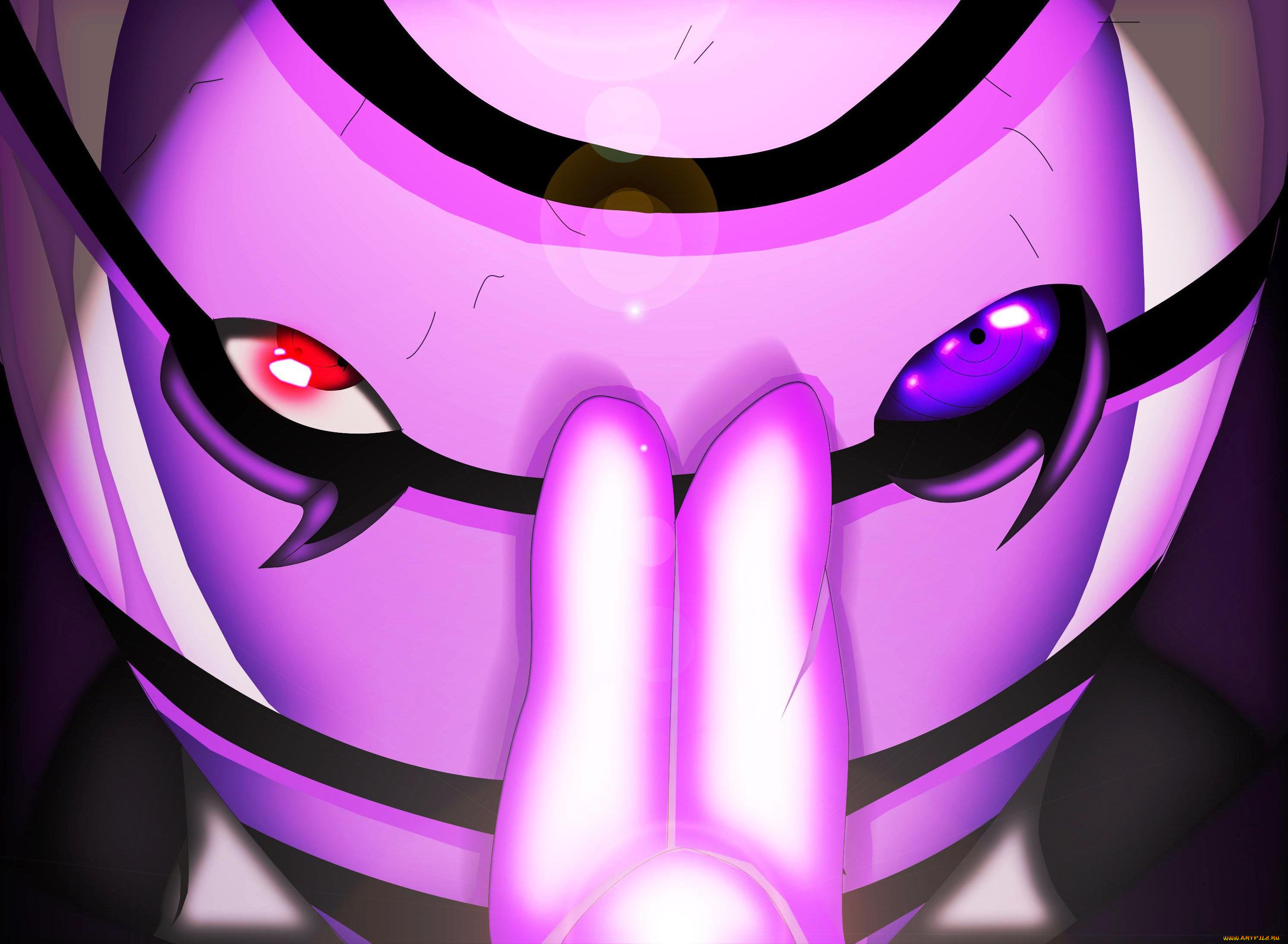 аниме, naruto, учиха, обито, маска