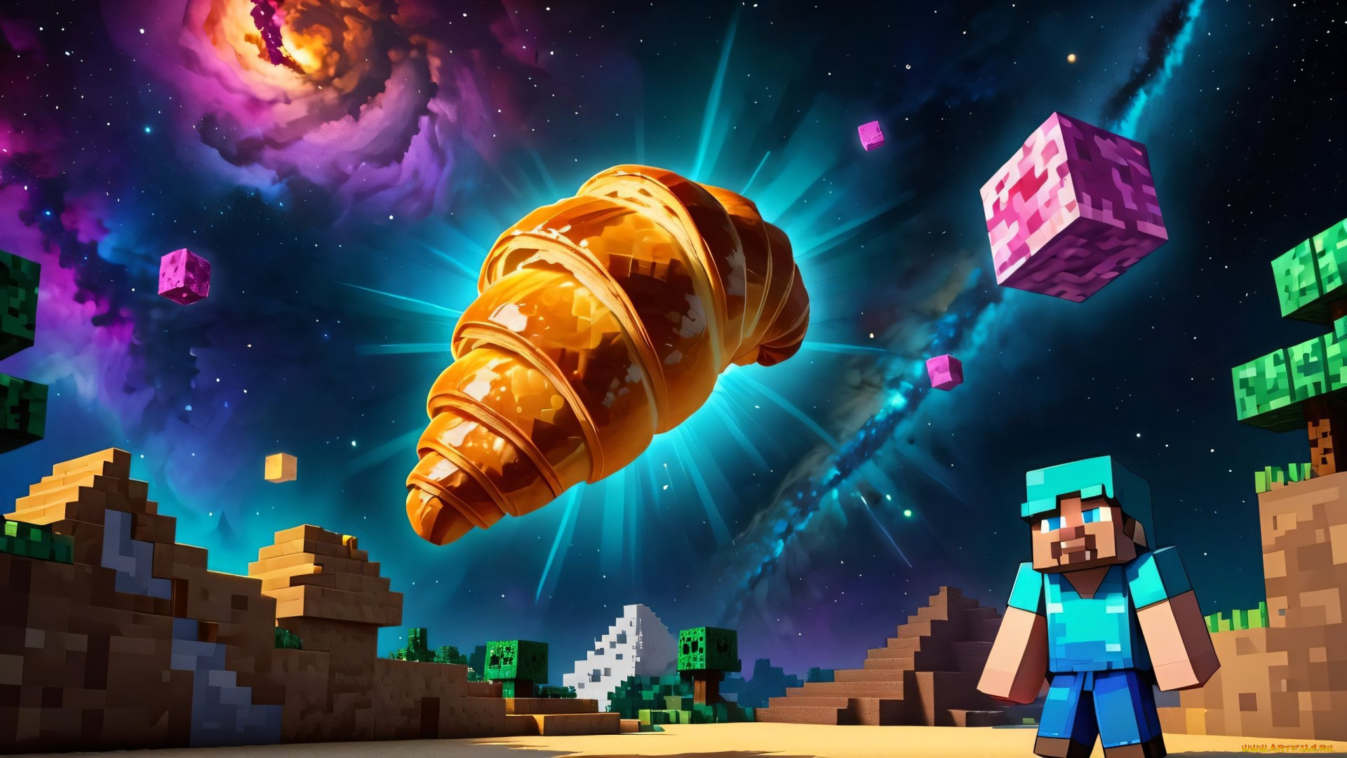 видео, игры, minecraft, нейросети, графика, нейроарт, ai, art, нейронные, сети, рисунки, нейро, искусство