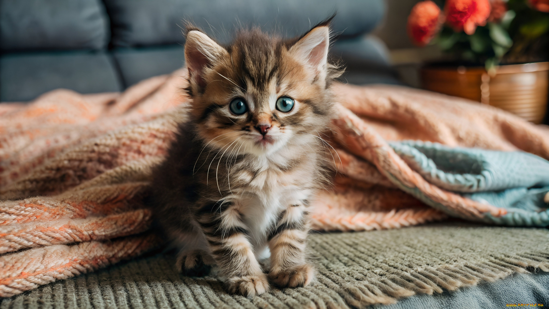 3д, графика, животные, , animals, кот, кошка