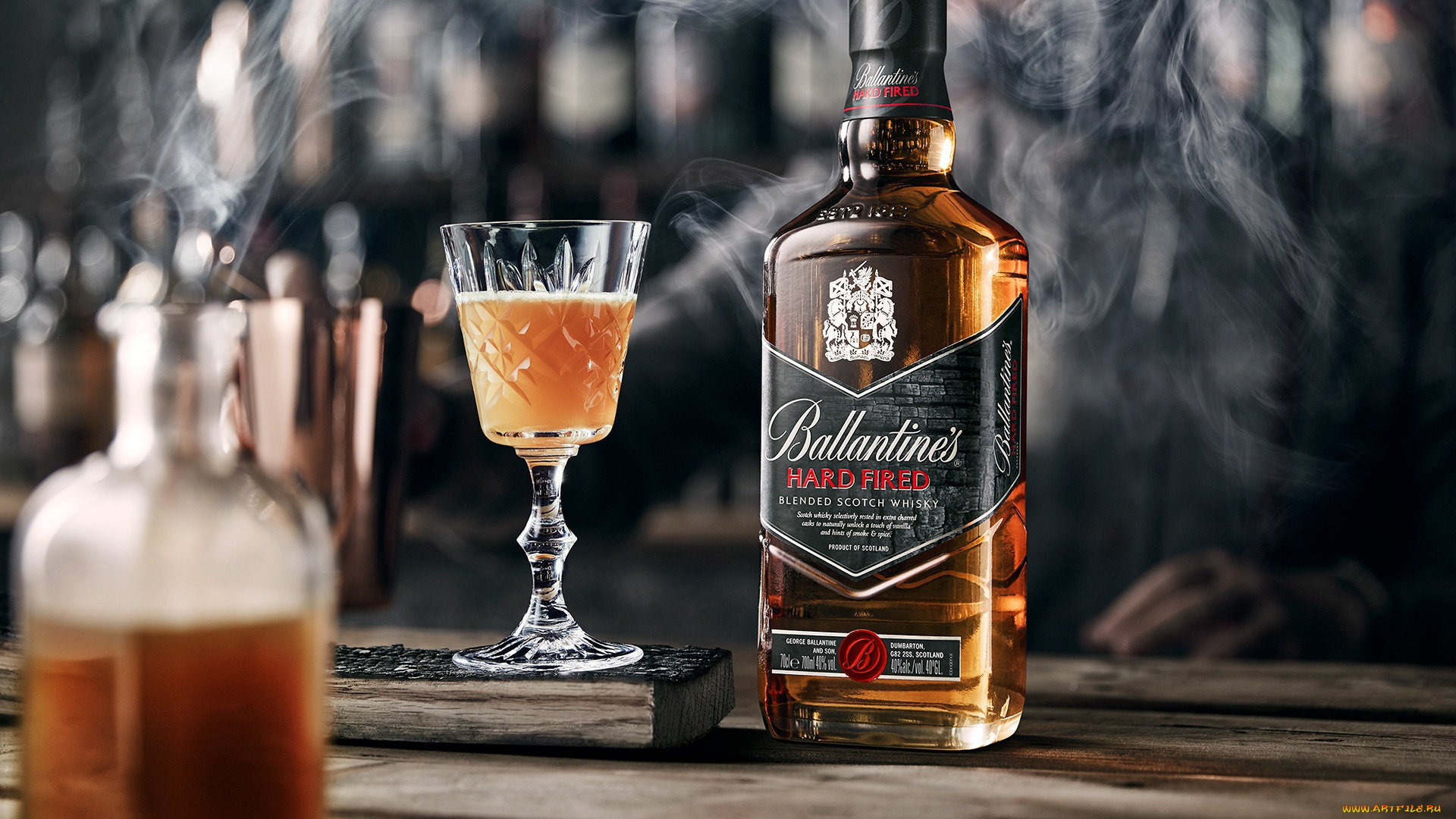 бренды, ballantines, виски